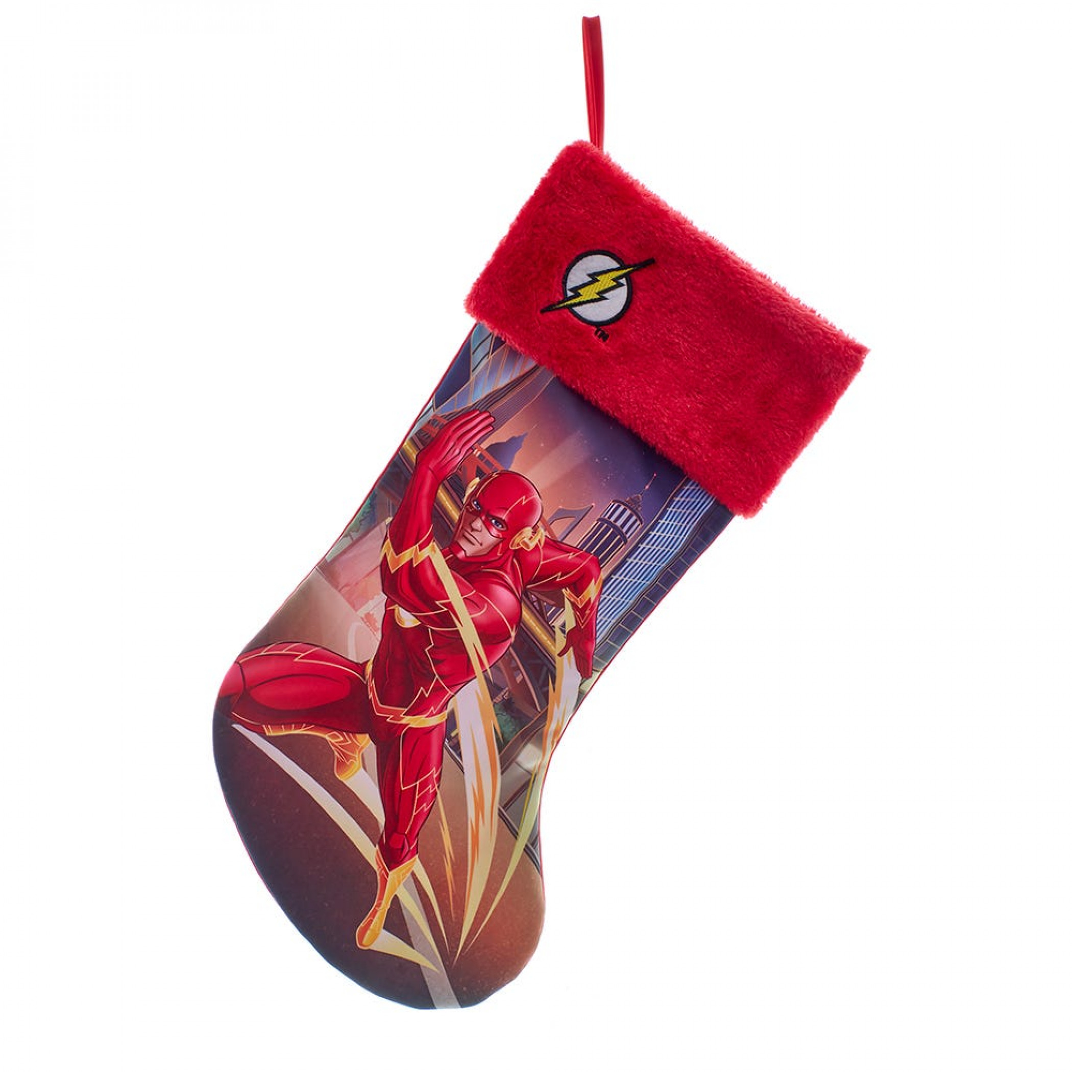 The Flash Street Race Holiday Stocking, Red