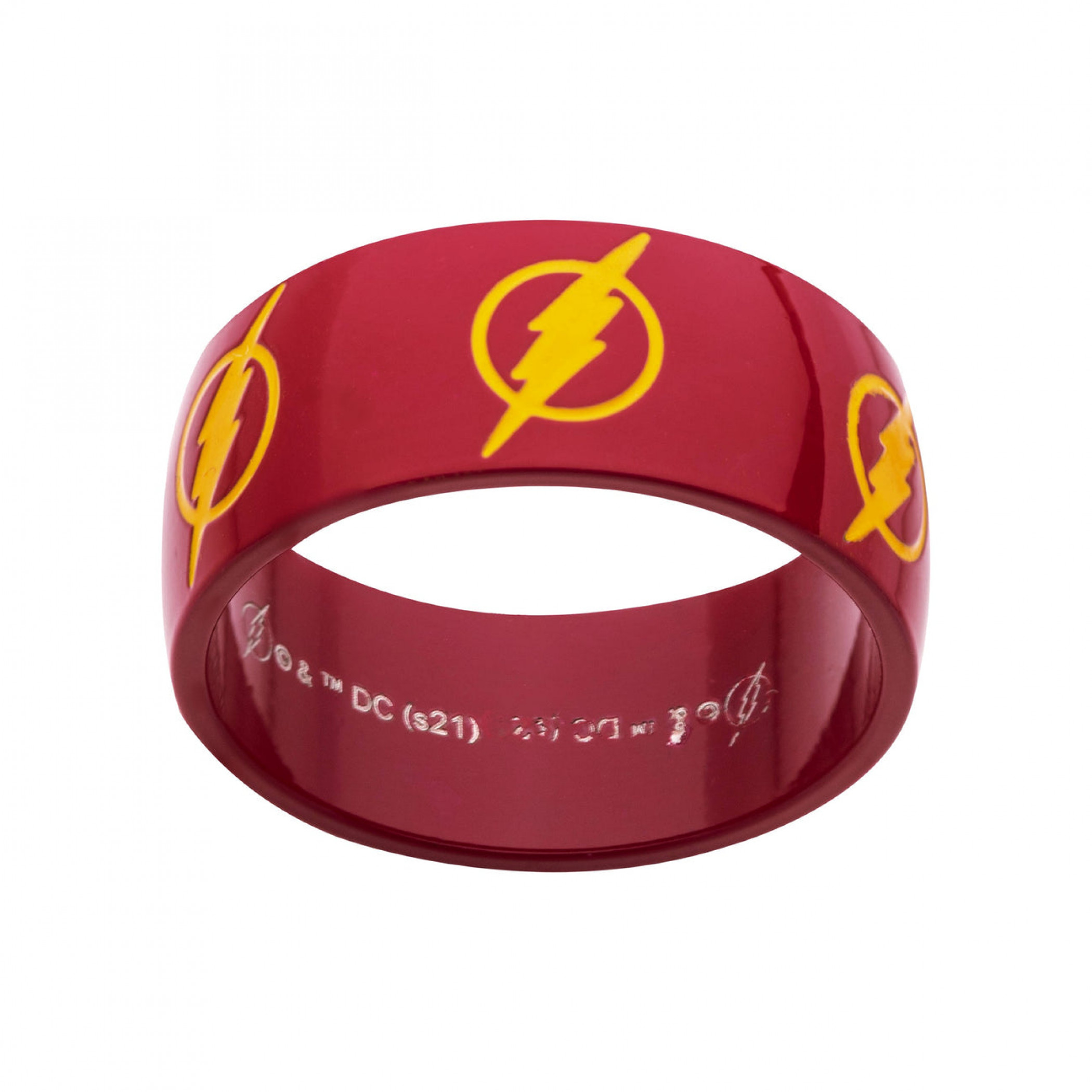 The Flash Repeating Logo Ring, Red