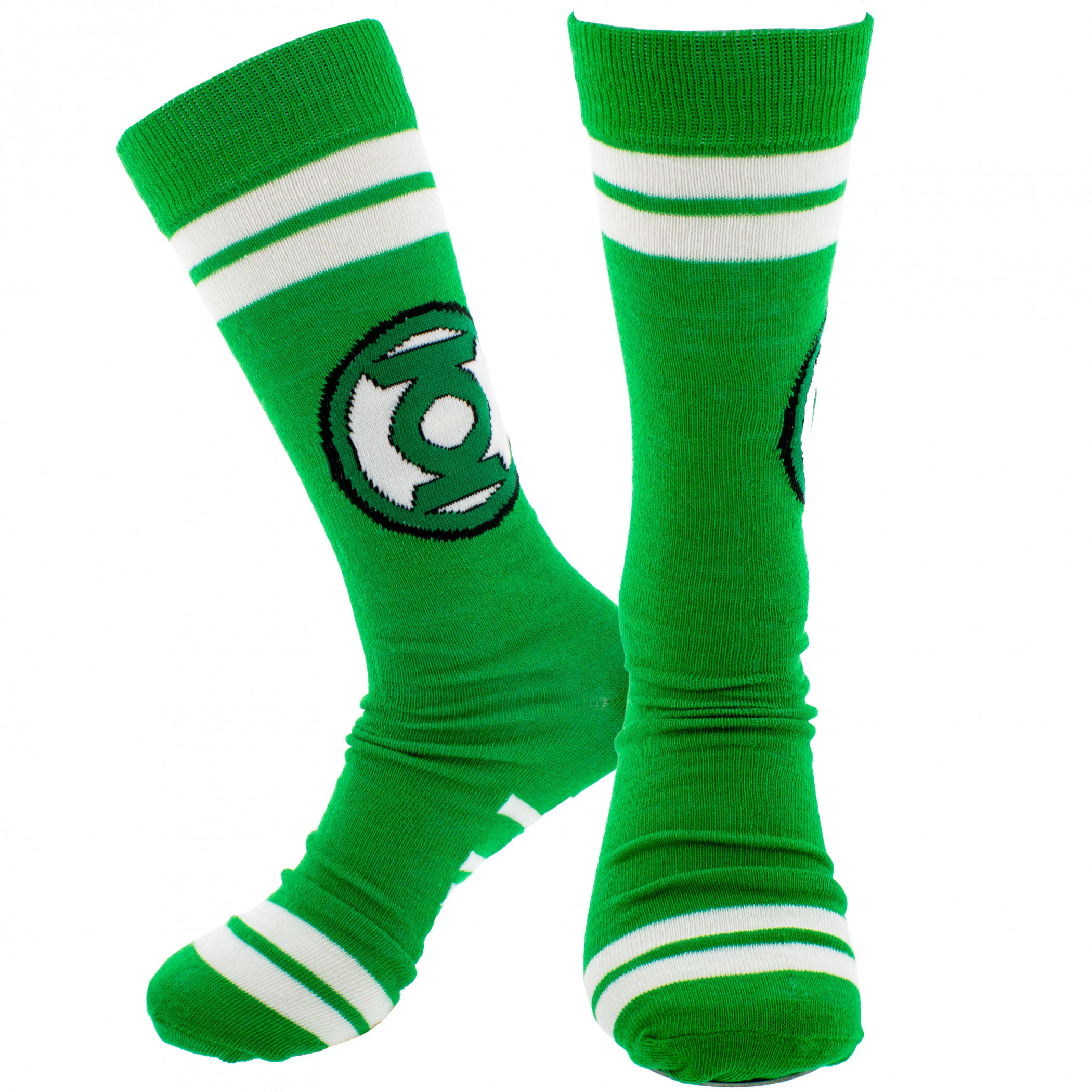 Green Lantern Symbol Green Socks, Green