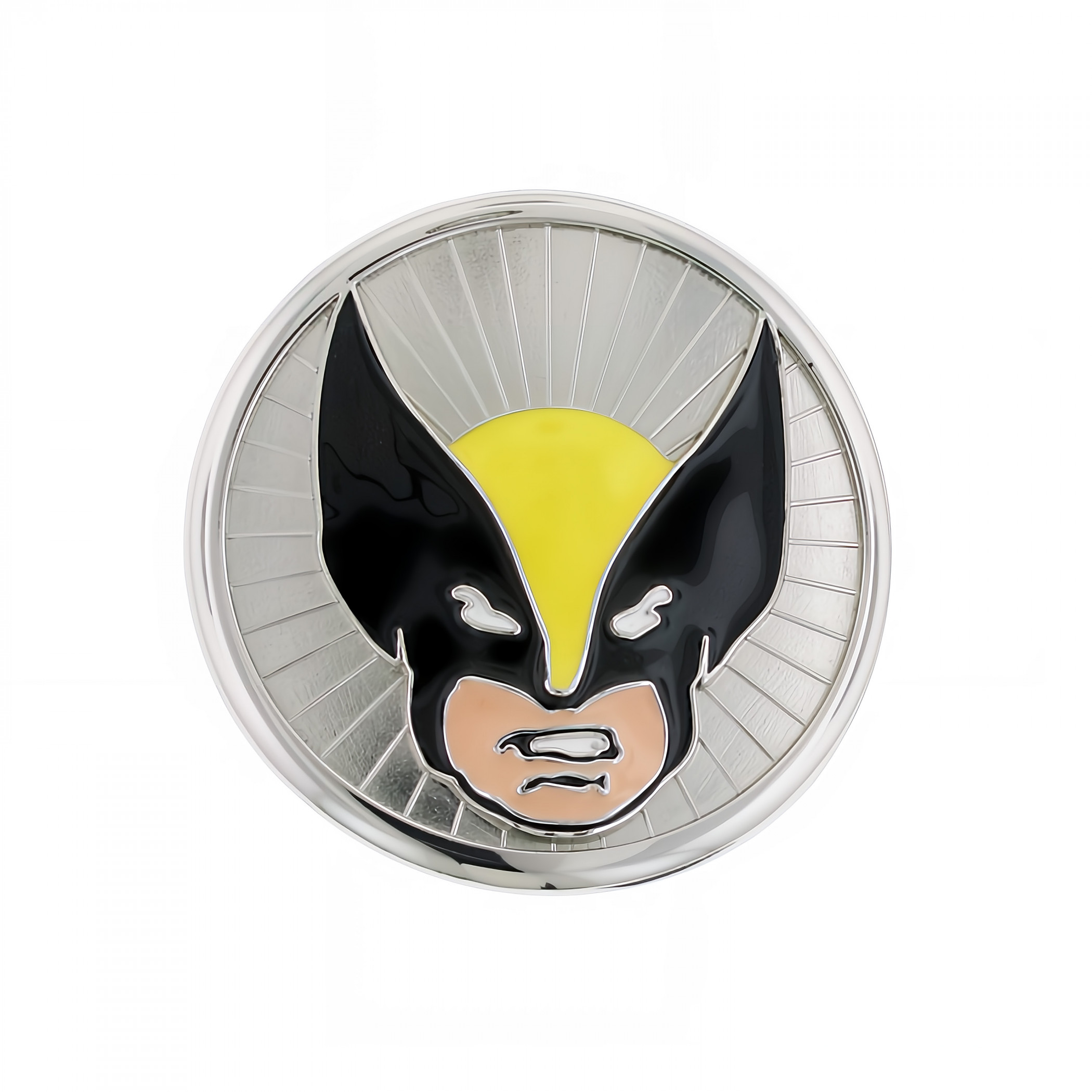 Wolverine Snarly Head Belt Buckle, Grey