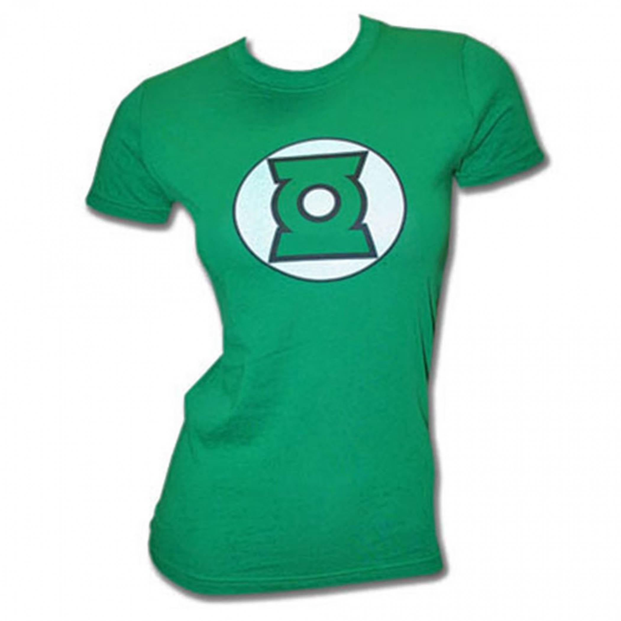 Green Lantern Women's Modern Symbol T-Shirt, Green