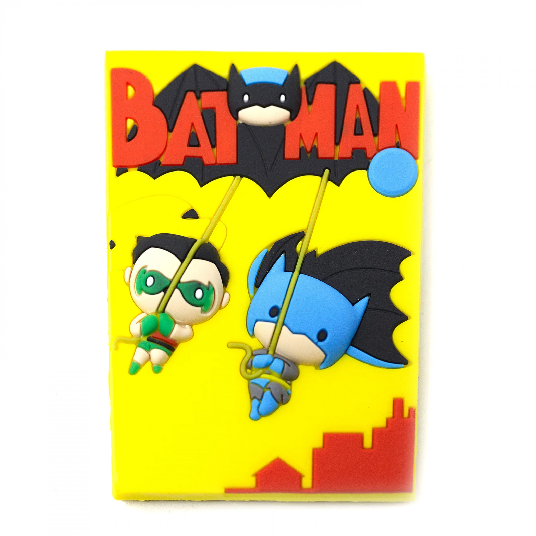 Batman #1 Chibi Heroes 3D Foam Magnet, Multi-Color