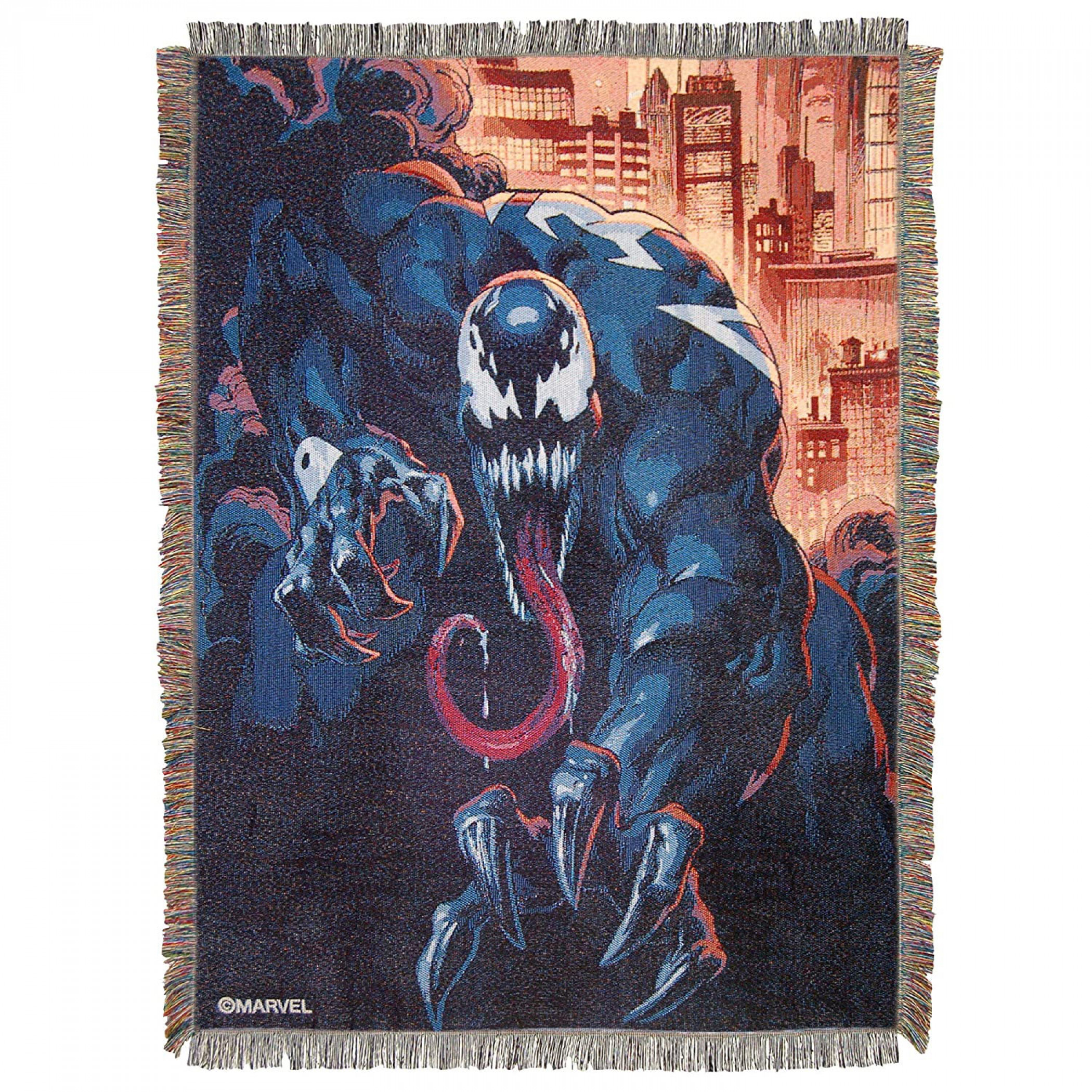 Venom City Tapestry Throw, Multi-Color