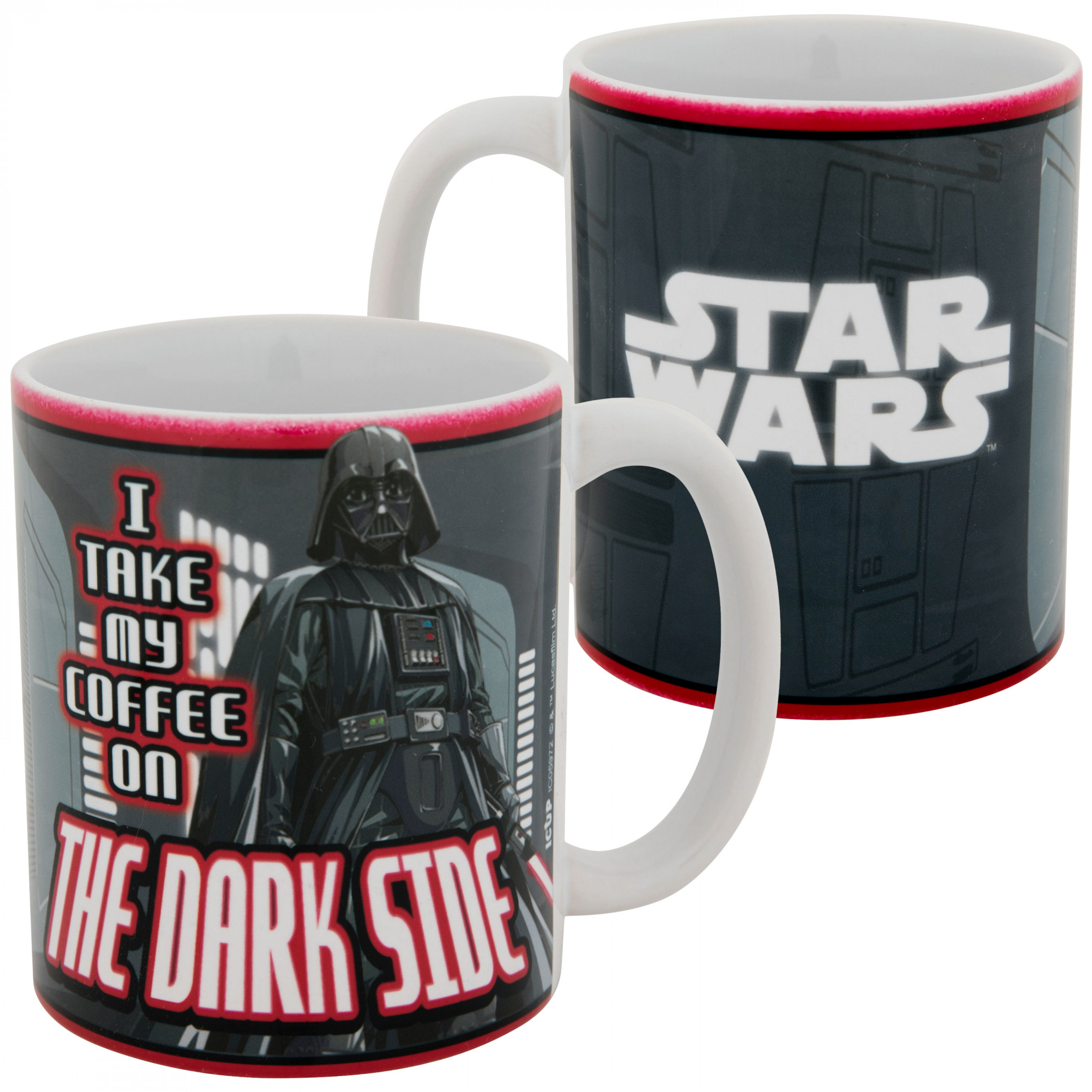 Star Wars Darth Vader Come to The Dark Side 11oz Ceramic Mug, Multi-Color
