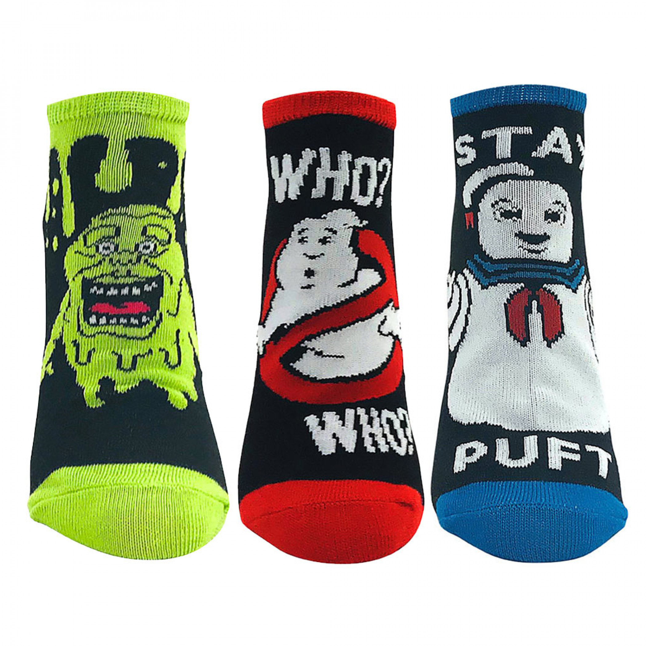 Ghostbusters 3-Pack Ankle Socks, Multi-Color