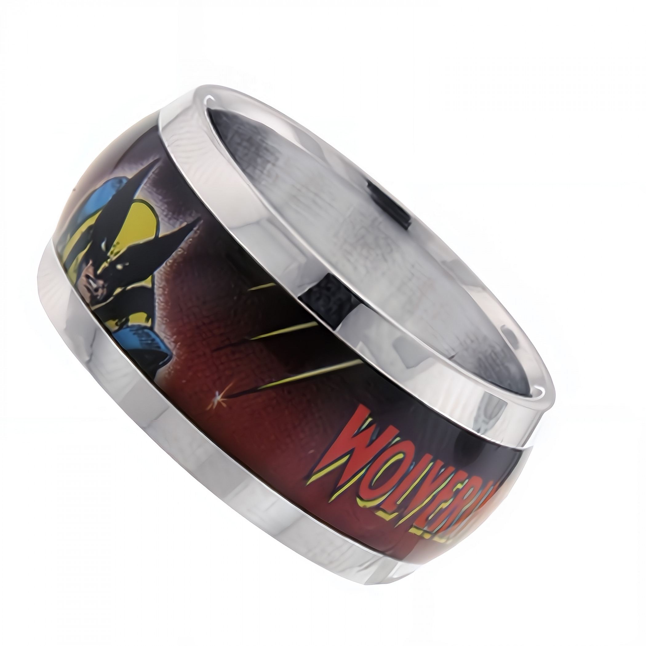 Wolverine Red and Black Logo Ring Grey - Picture 5 of 16