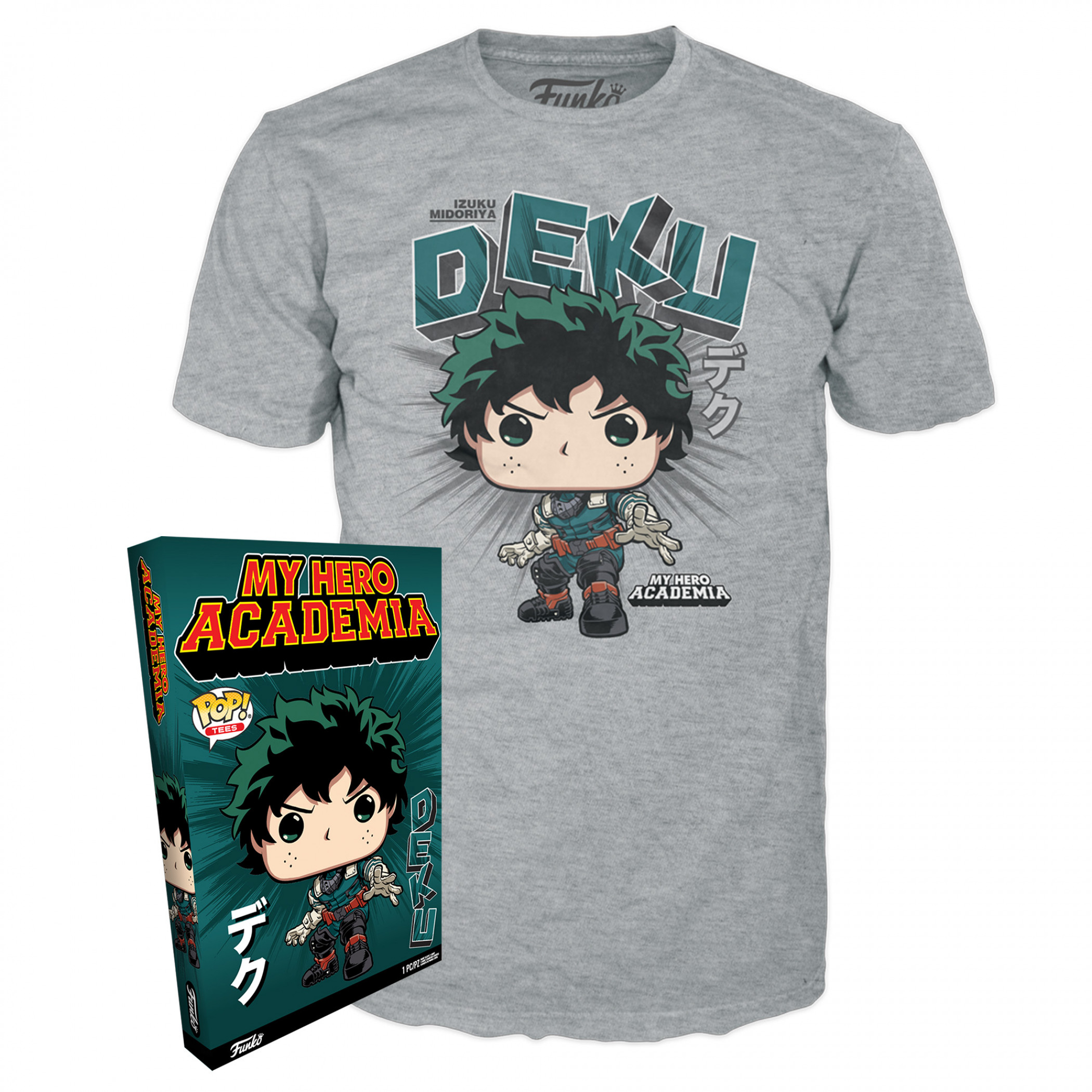 My Hero Academia Deku Funko Pop! T-Shirt, Multi-Color