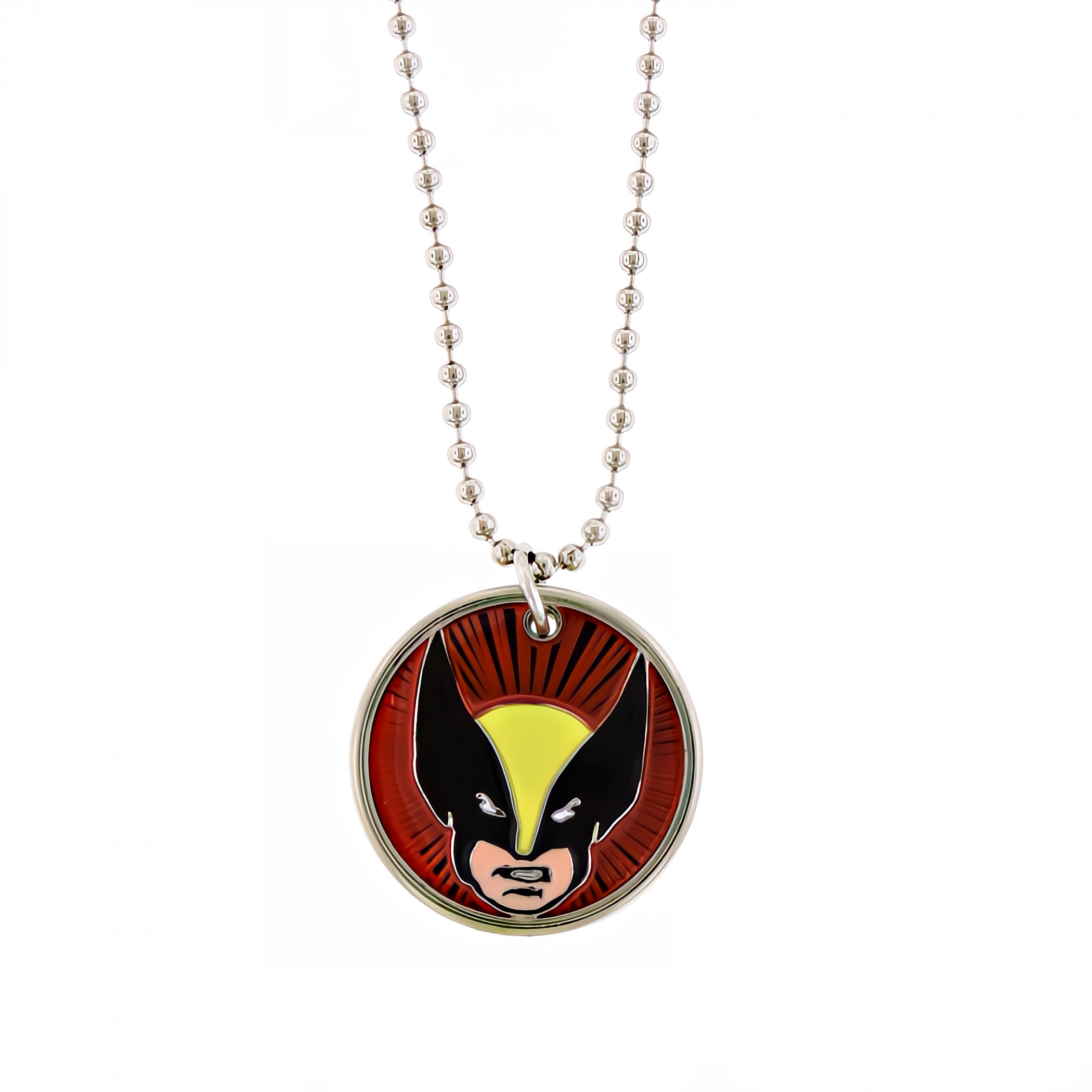 Wolverine Mask Necklace, Black