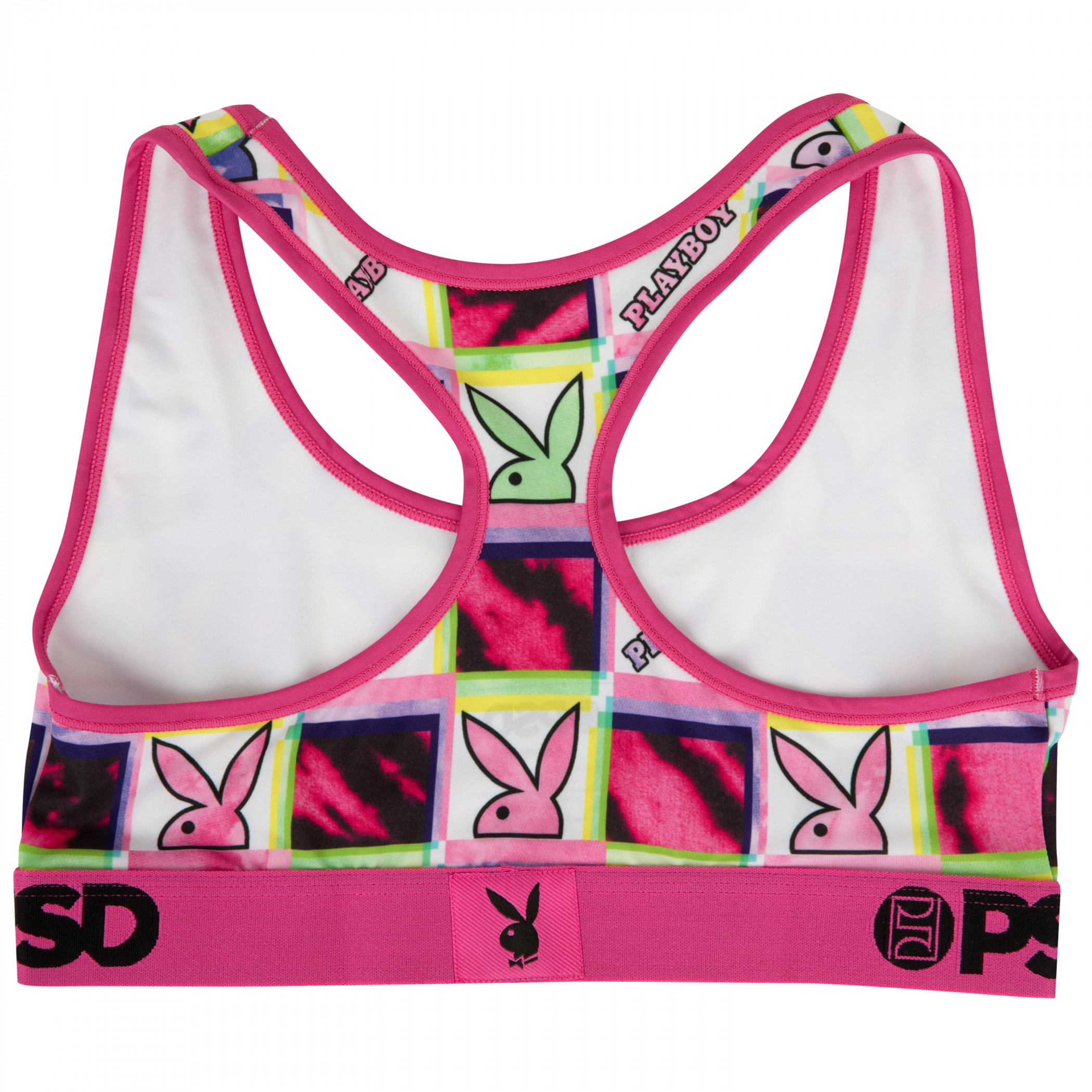 Playboy Checkerboard PSD Sports Bra