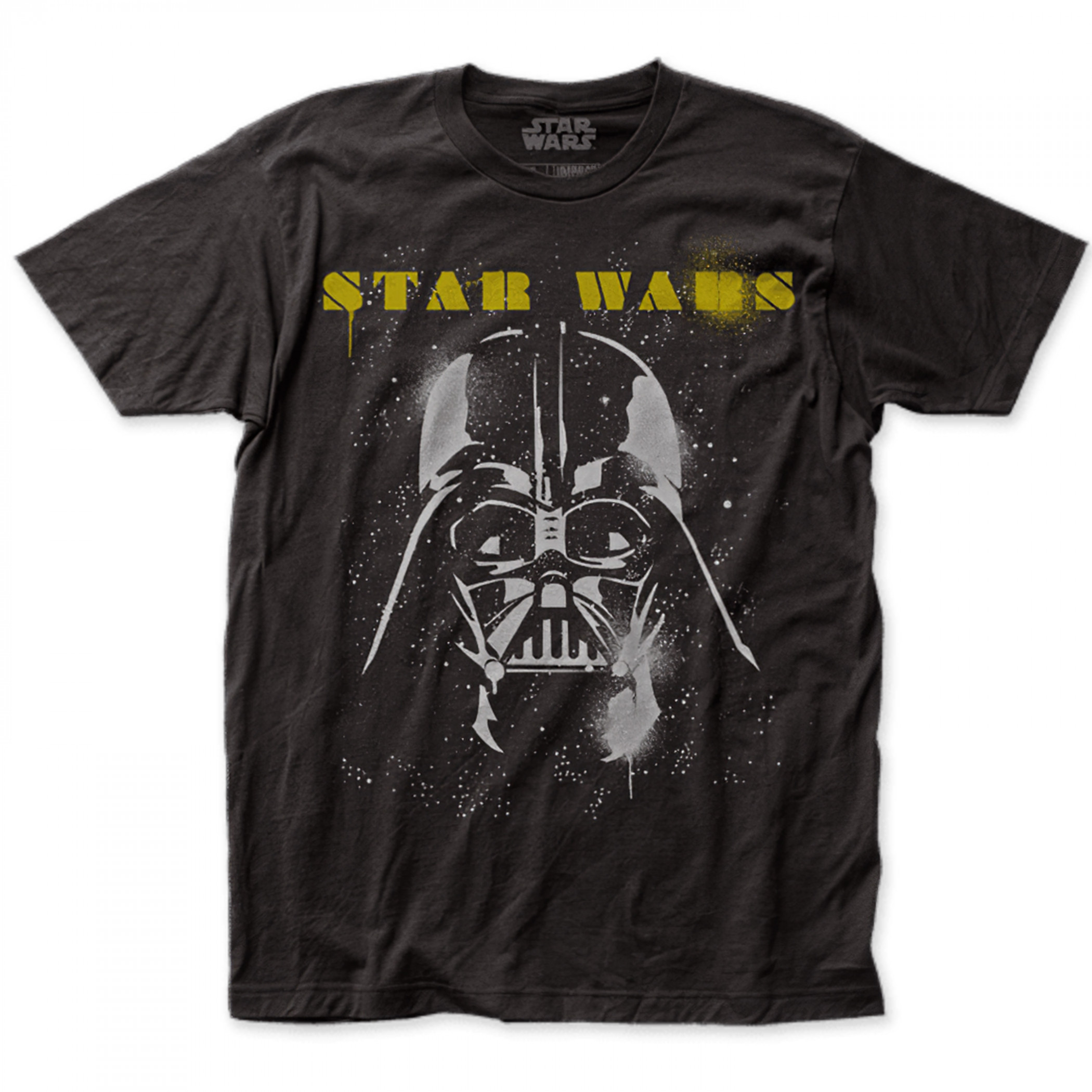 Star Wars Darth Vader Spray Paint T-Shirt, Black