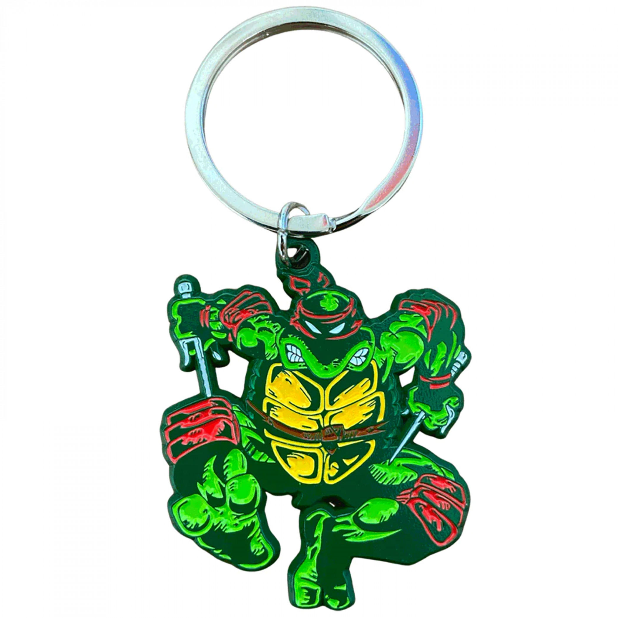 Teenage Mutant Ninja Turtles Comic Era Raphael Keychain, Multi-Color