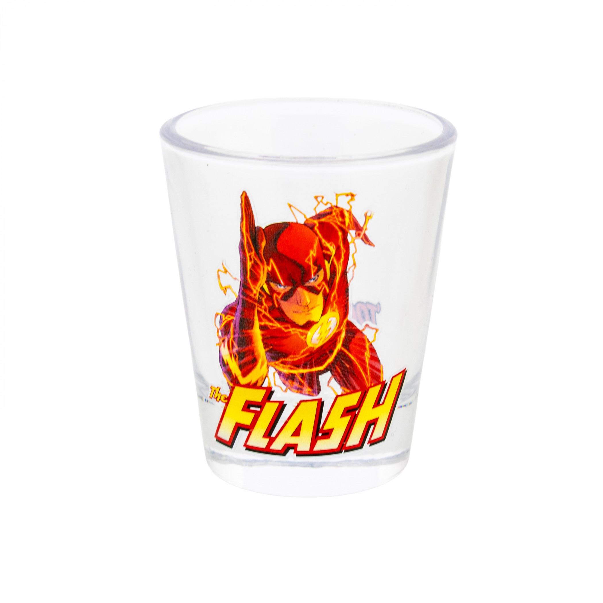 Flash in Action Mini Glass, Red