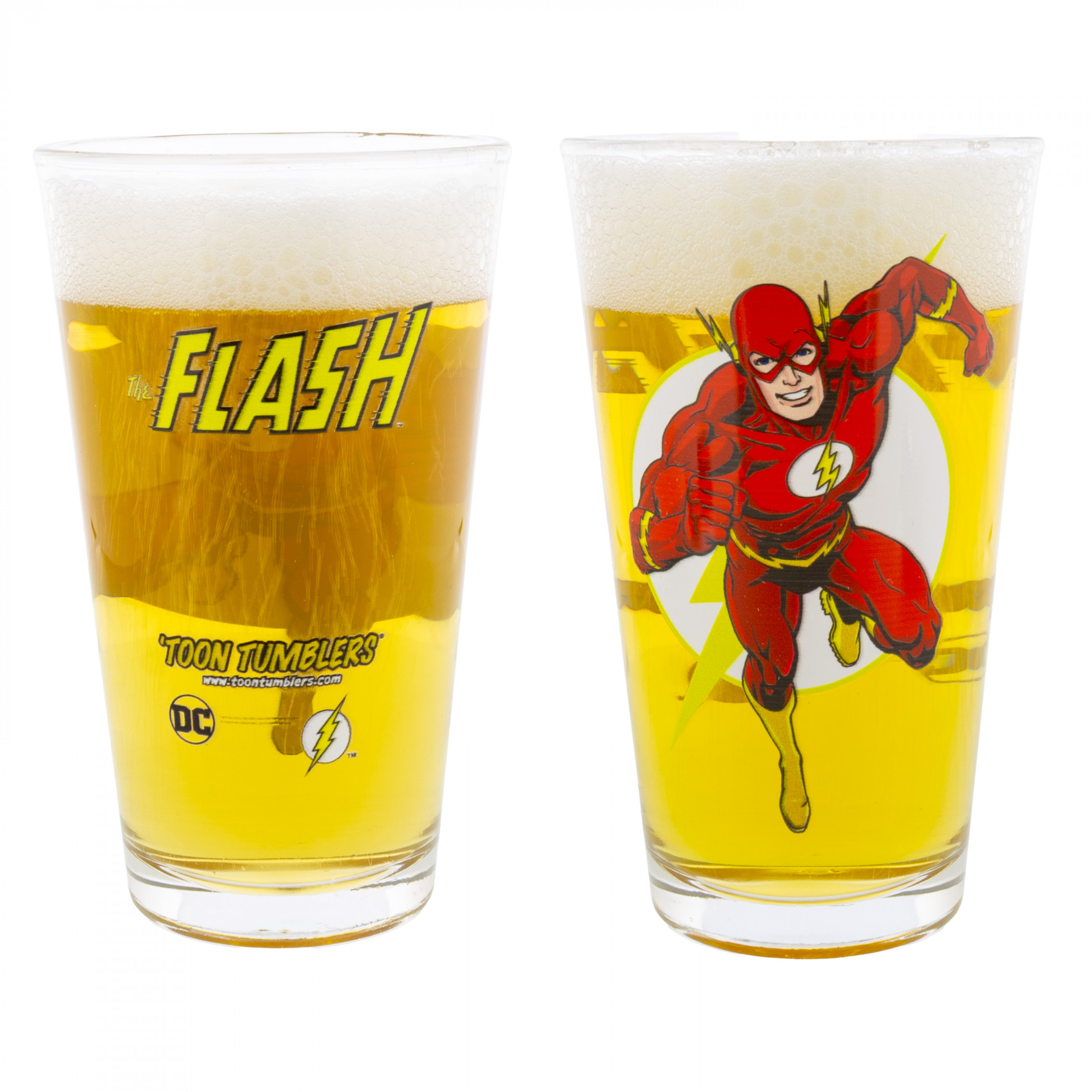 Flash Pint Glass, Clear