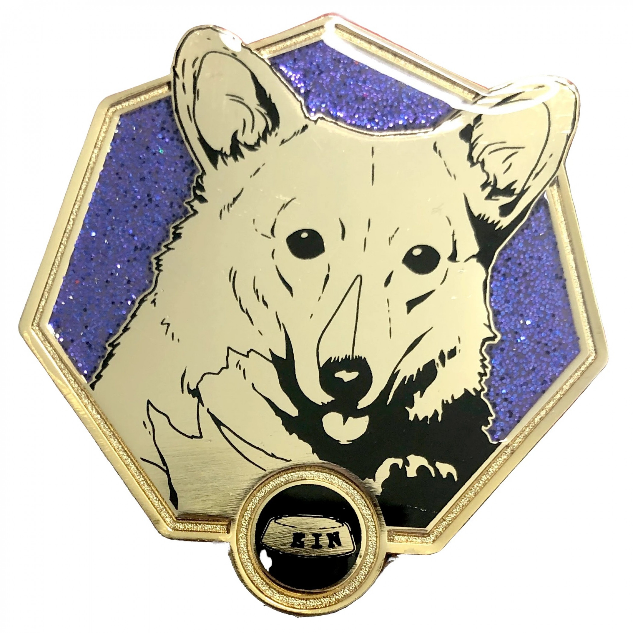 Ein Golden Series Cowboy Bebop Enamel Pin, Gold