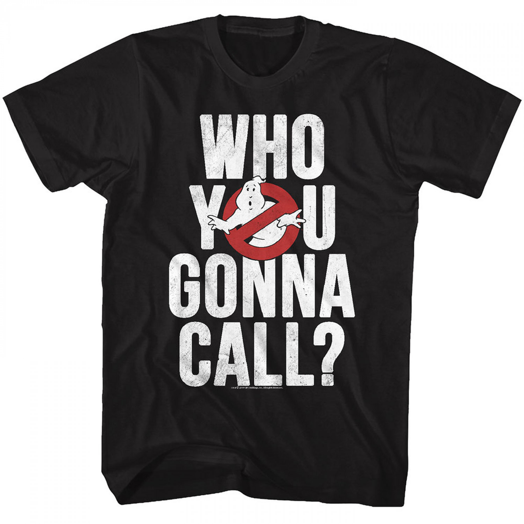 Ghostbusters Who Ya Gonna Call T-Shirt, Black