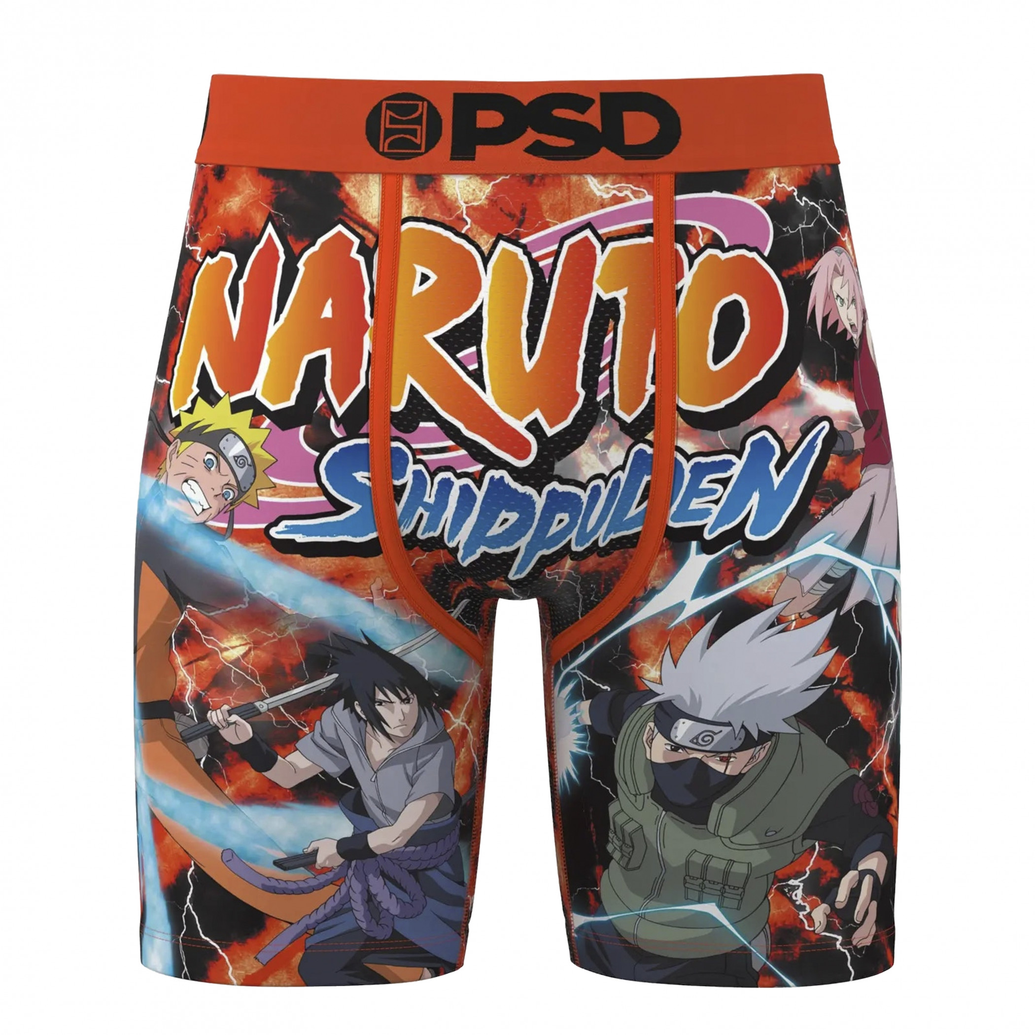 Naruto Shippuden Squad PSD Boxer Briefs, Multi-Color