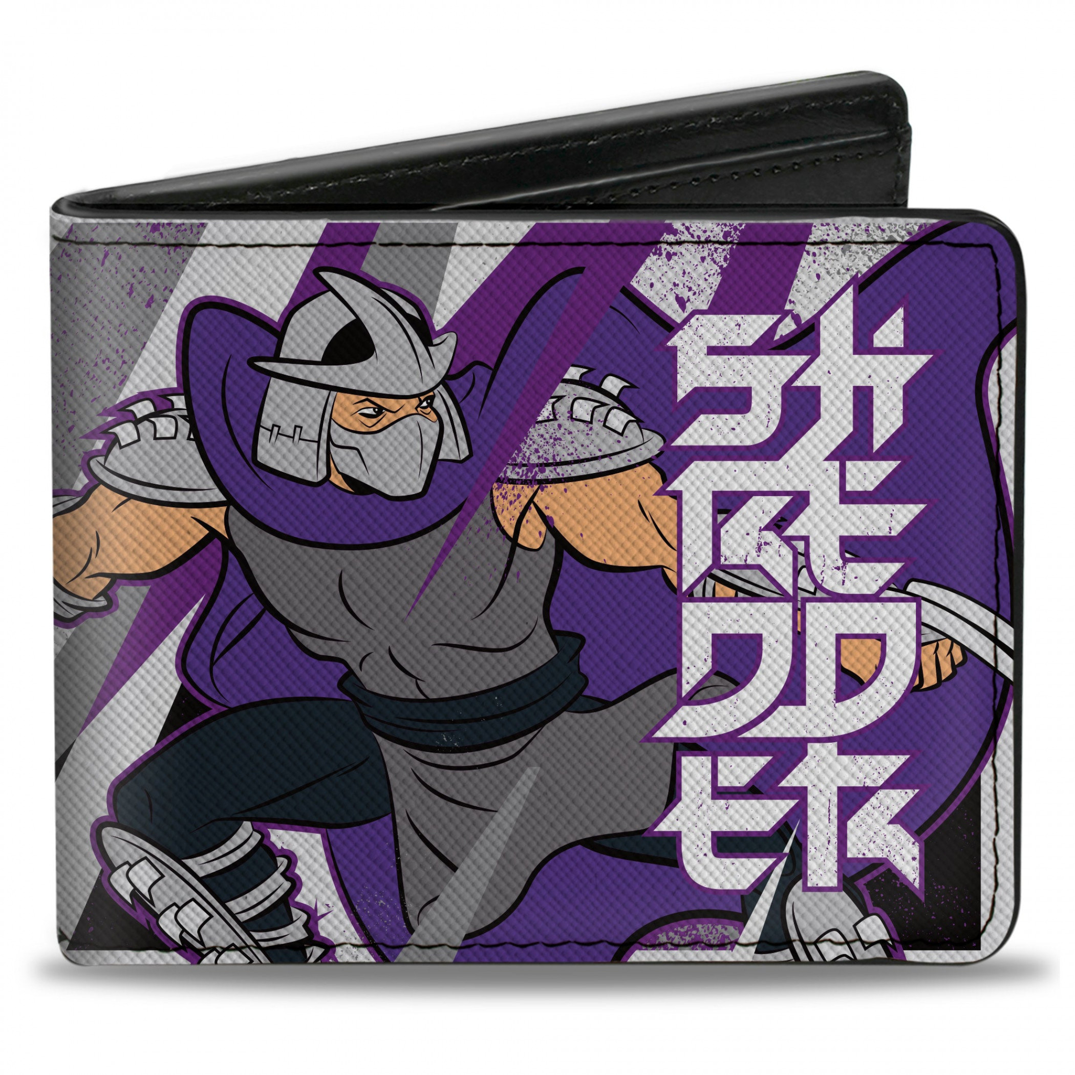 Teenage Mutant Ninja Turtles Shredder Action Pose Bifold Wallet, Multi-Color