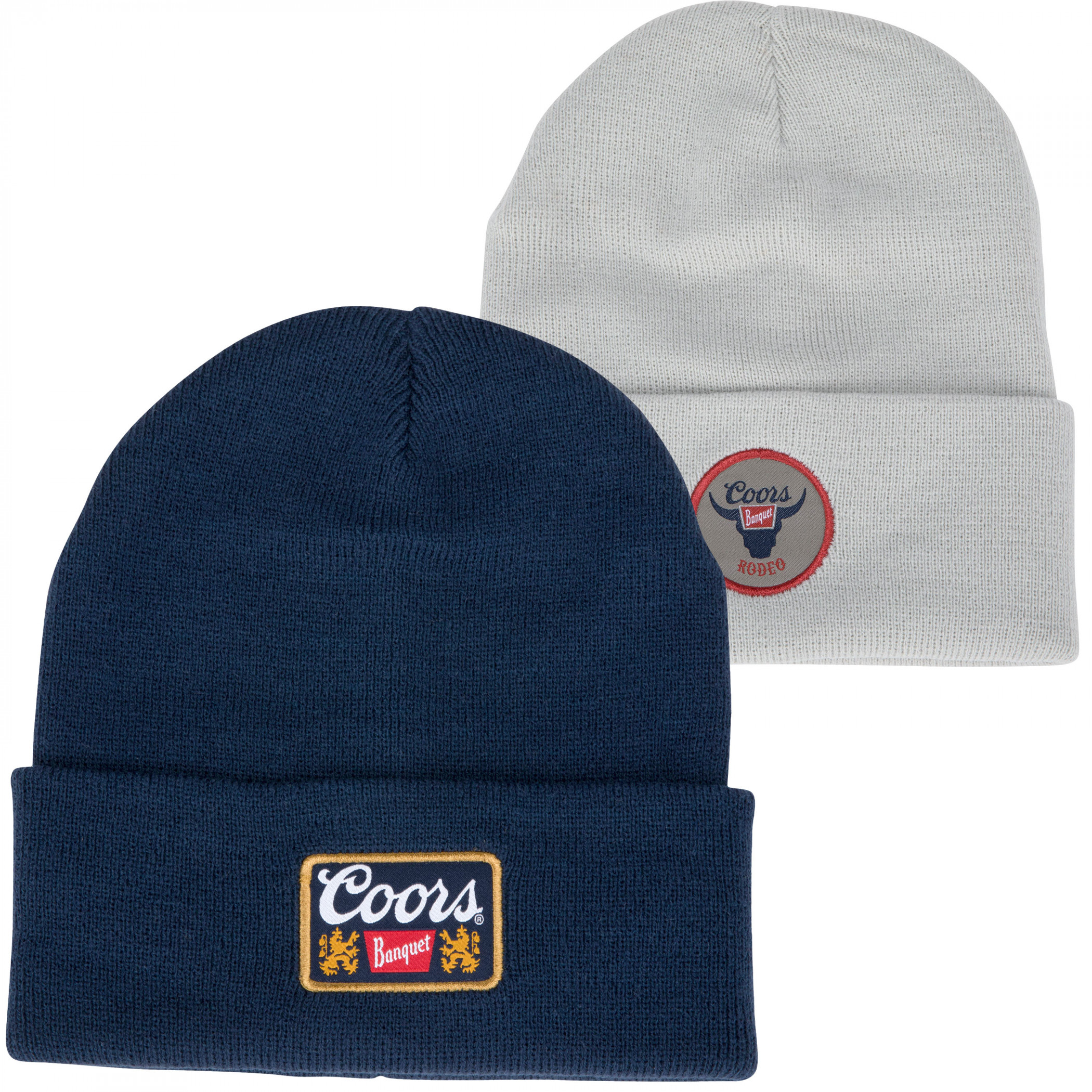 Coors Logos Knit Cuffed Beanies 2-Pack