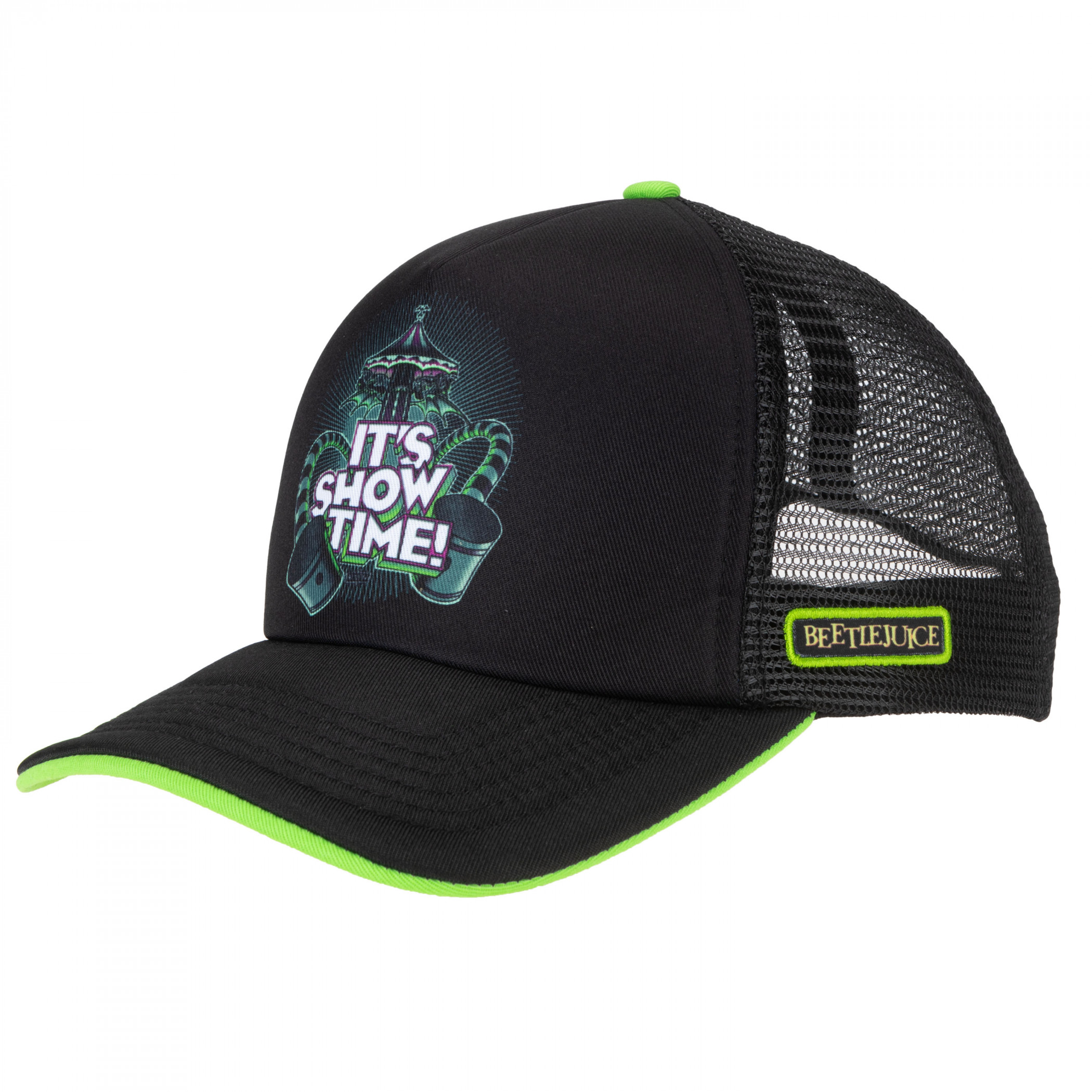 Beetlejuice It's Show Time Trucker Hat, Multi-Color