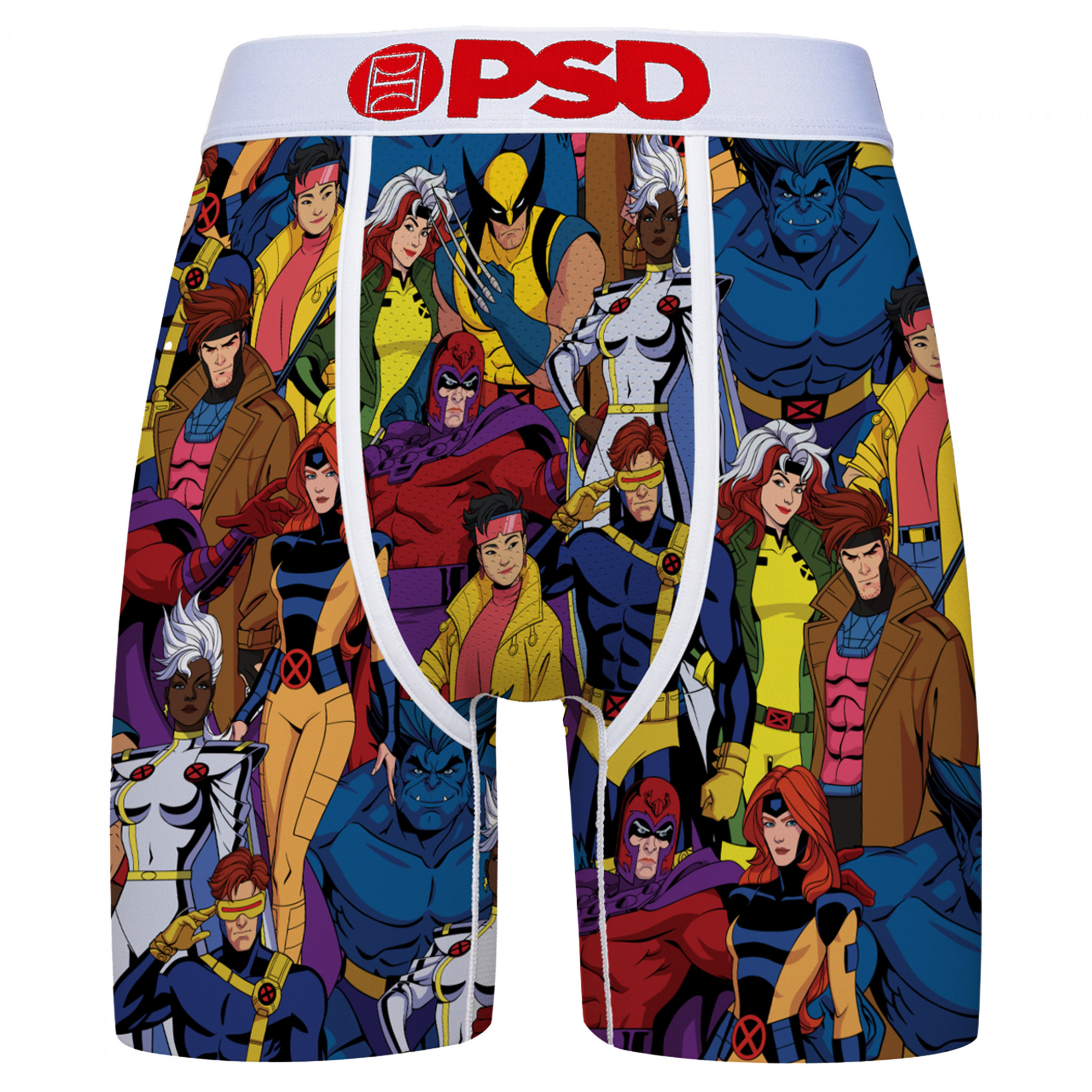 X-Men Squad Collage PSD Boxer Briefs, Multi-Color
