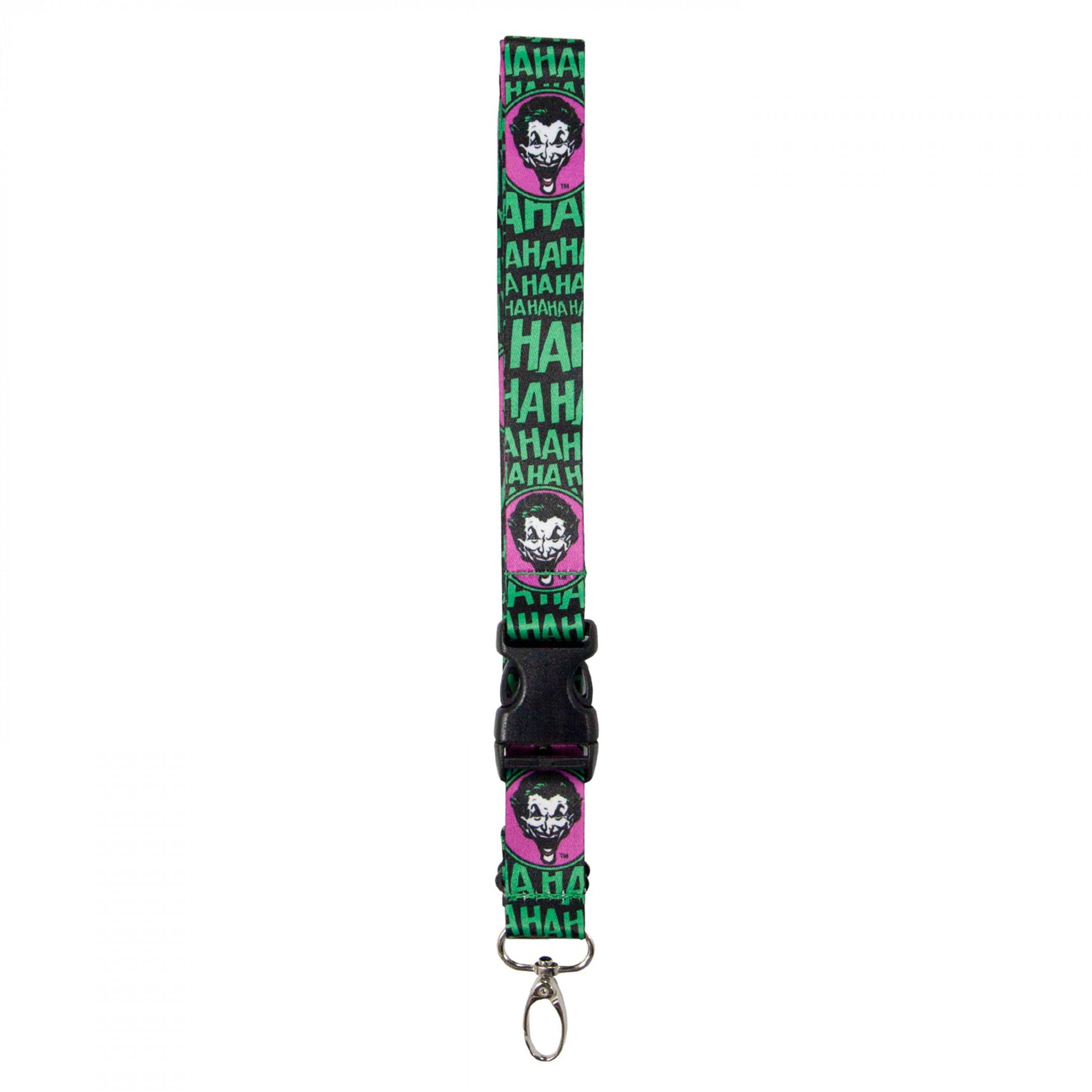 The Joker Vintage Art All Over Print Lanyard, Green