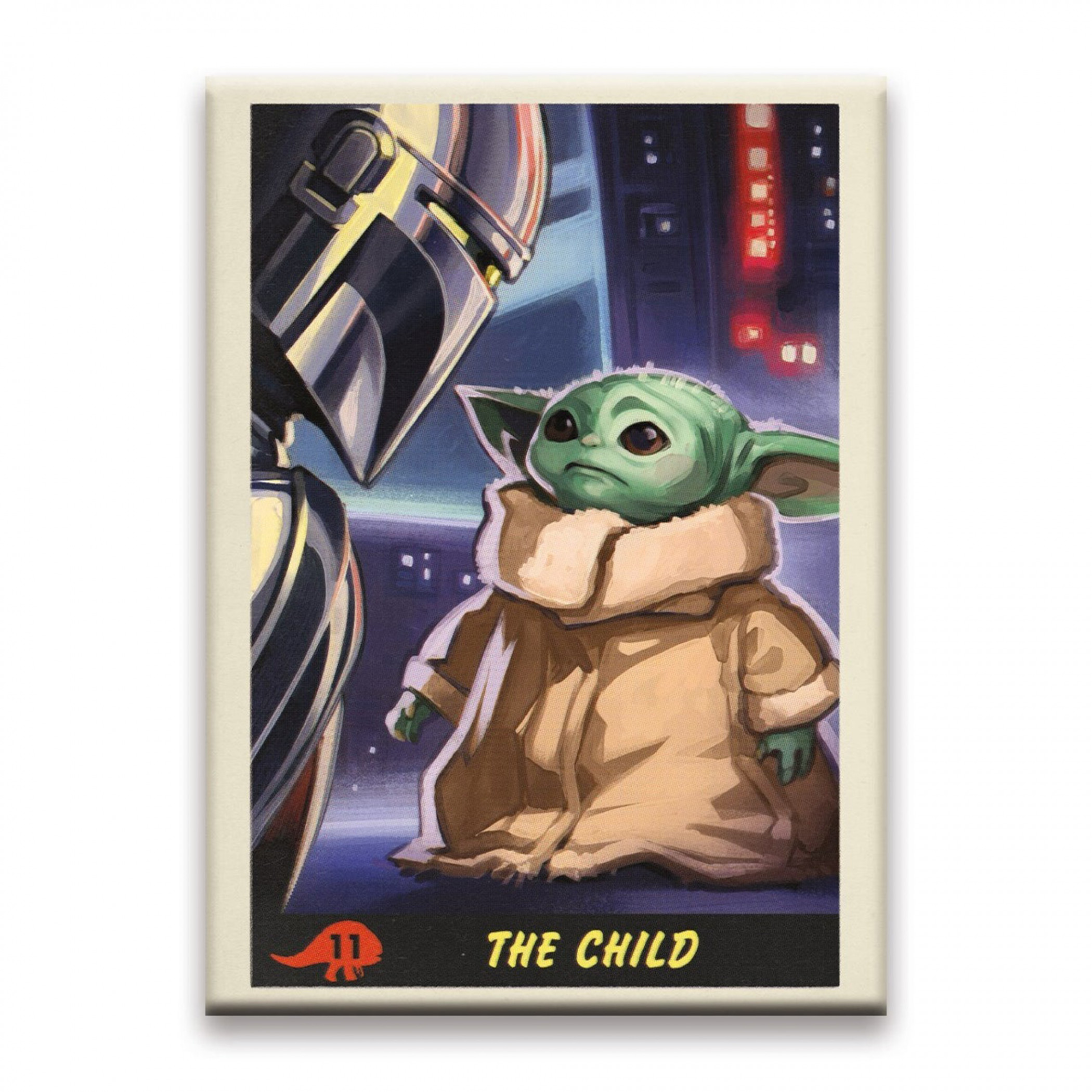 Star Wars The Mandalorian The Child Grogu Magnet, Multi-Color