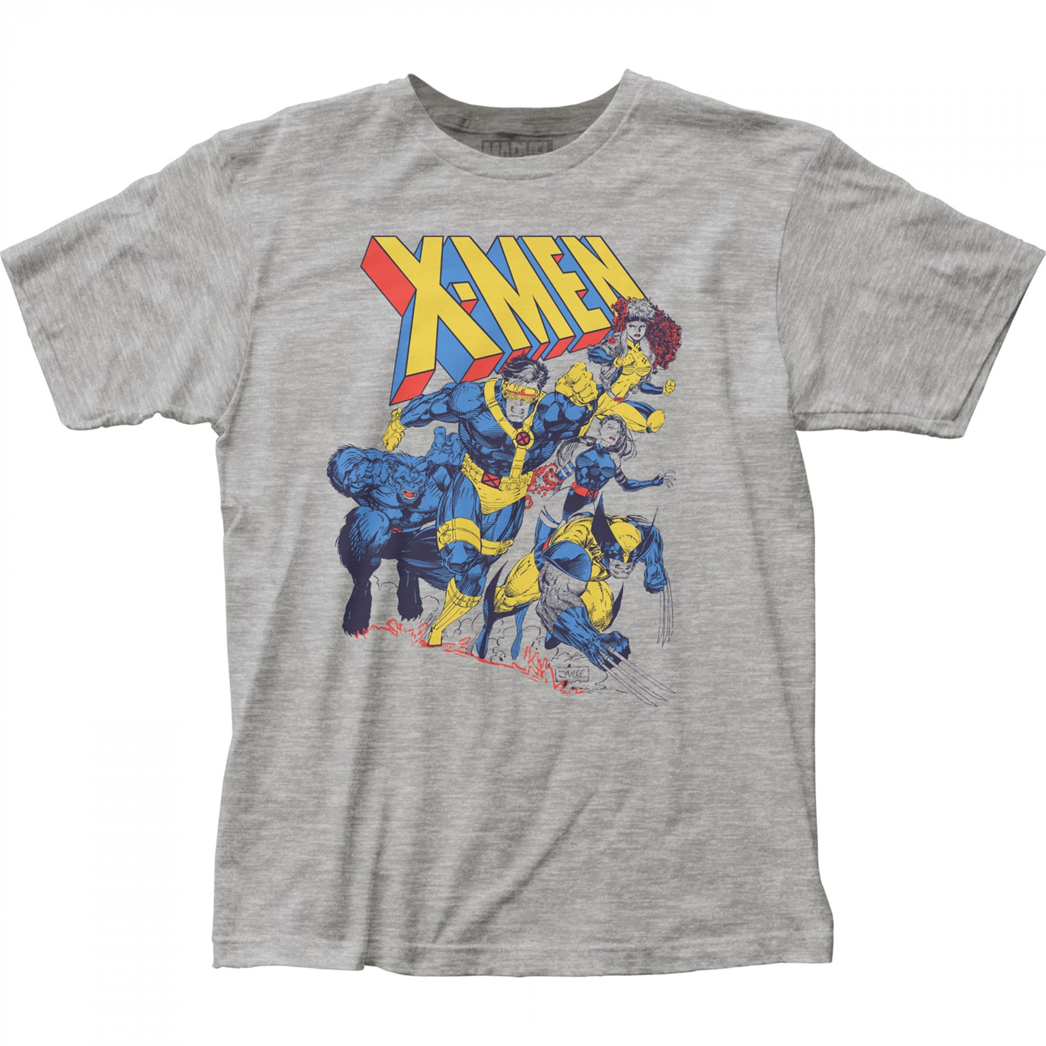 X-Men Blue Team T-Shirt, Grey