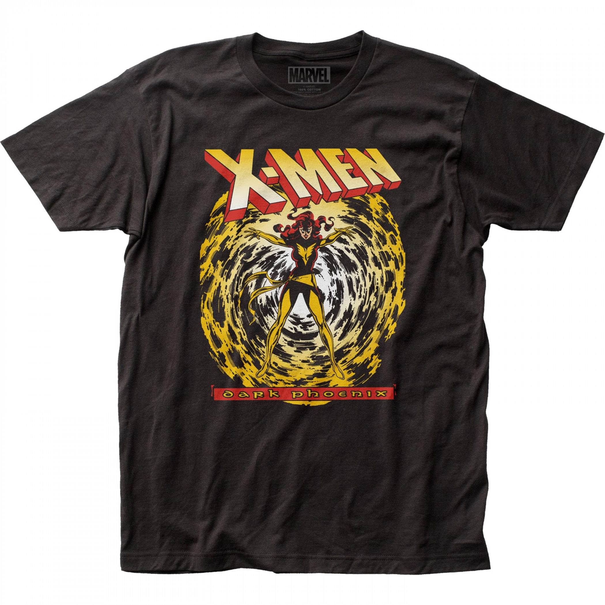 X-Men Dark Phoenix Retro Art T-Shirt, Black