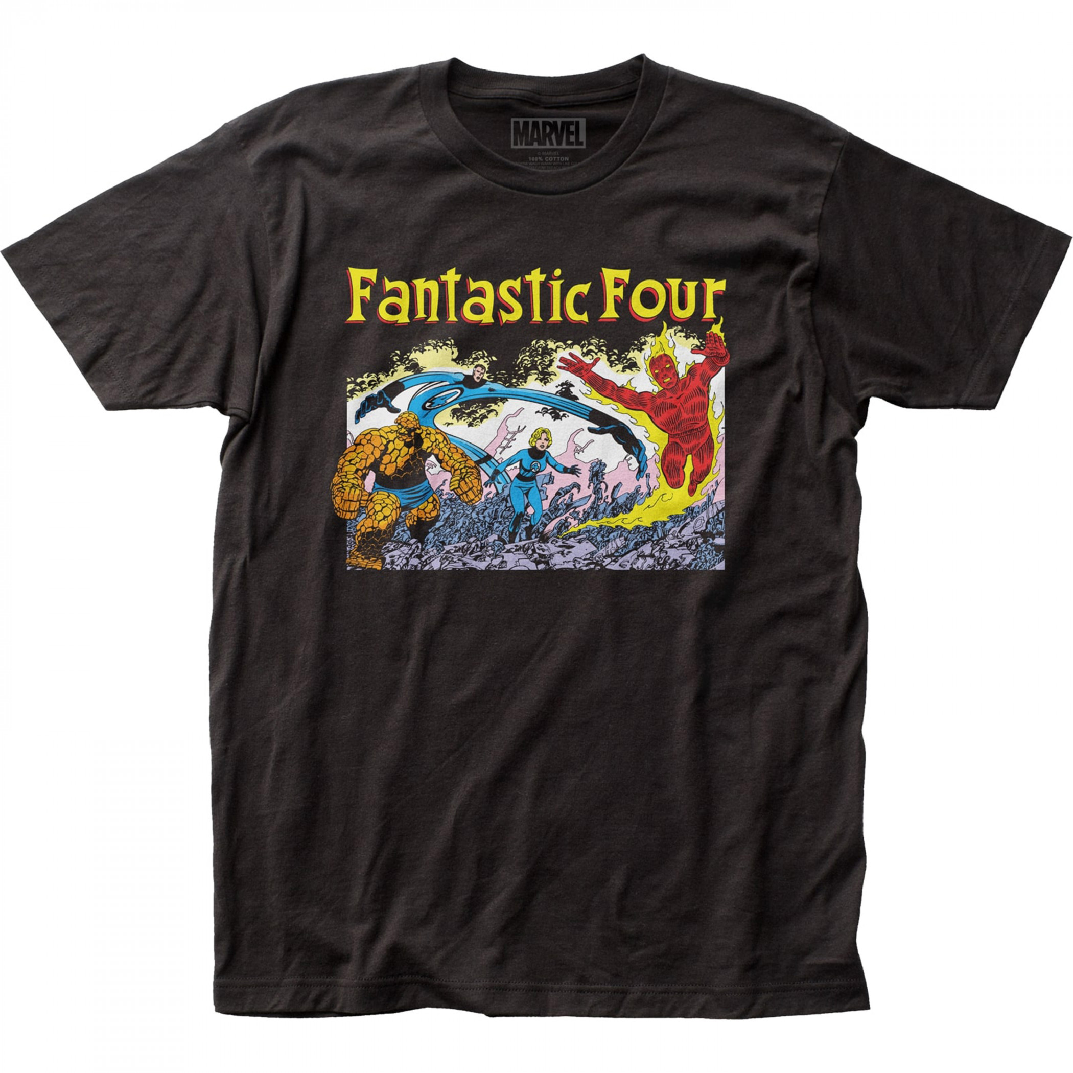 Fantastic Four #252 Comic Cover T-Shirt, Black
