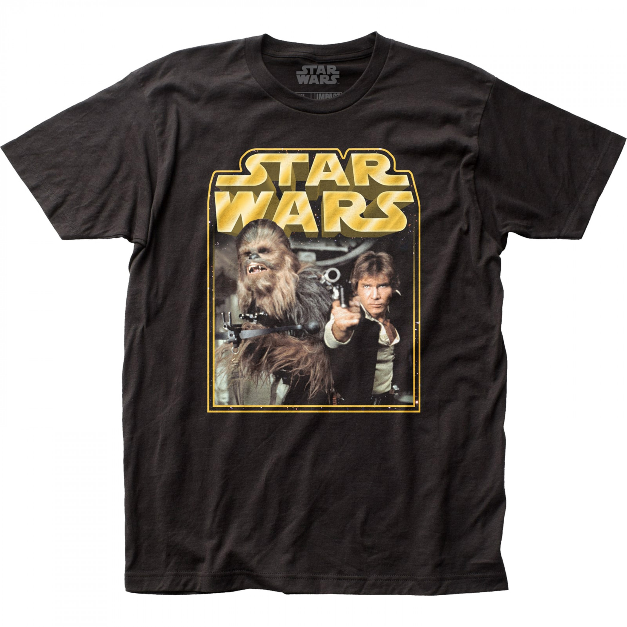 Star Wars Han and Chewie T-Shirt, Black