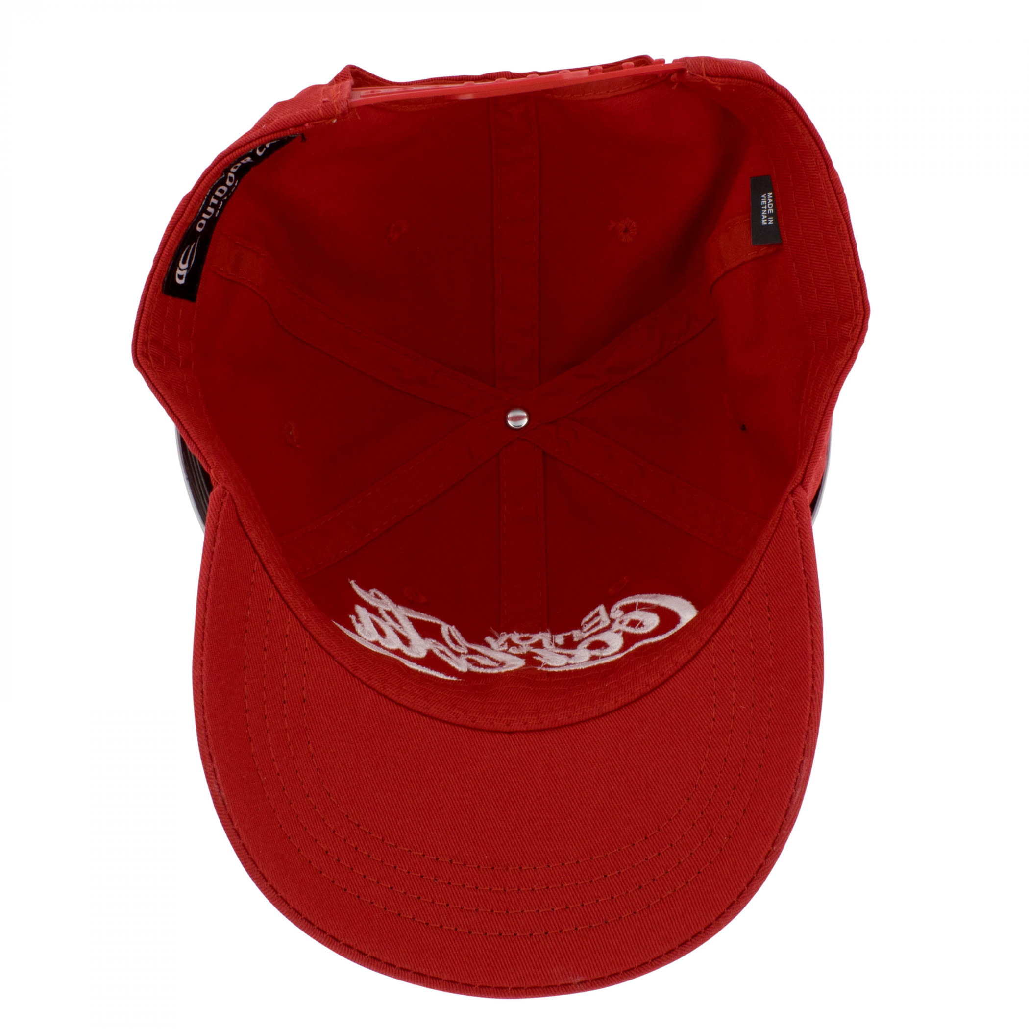 Coca-Cola Embroidered Logo Red Adjustable Hat