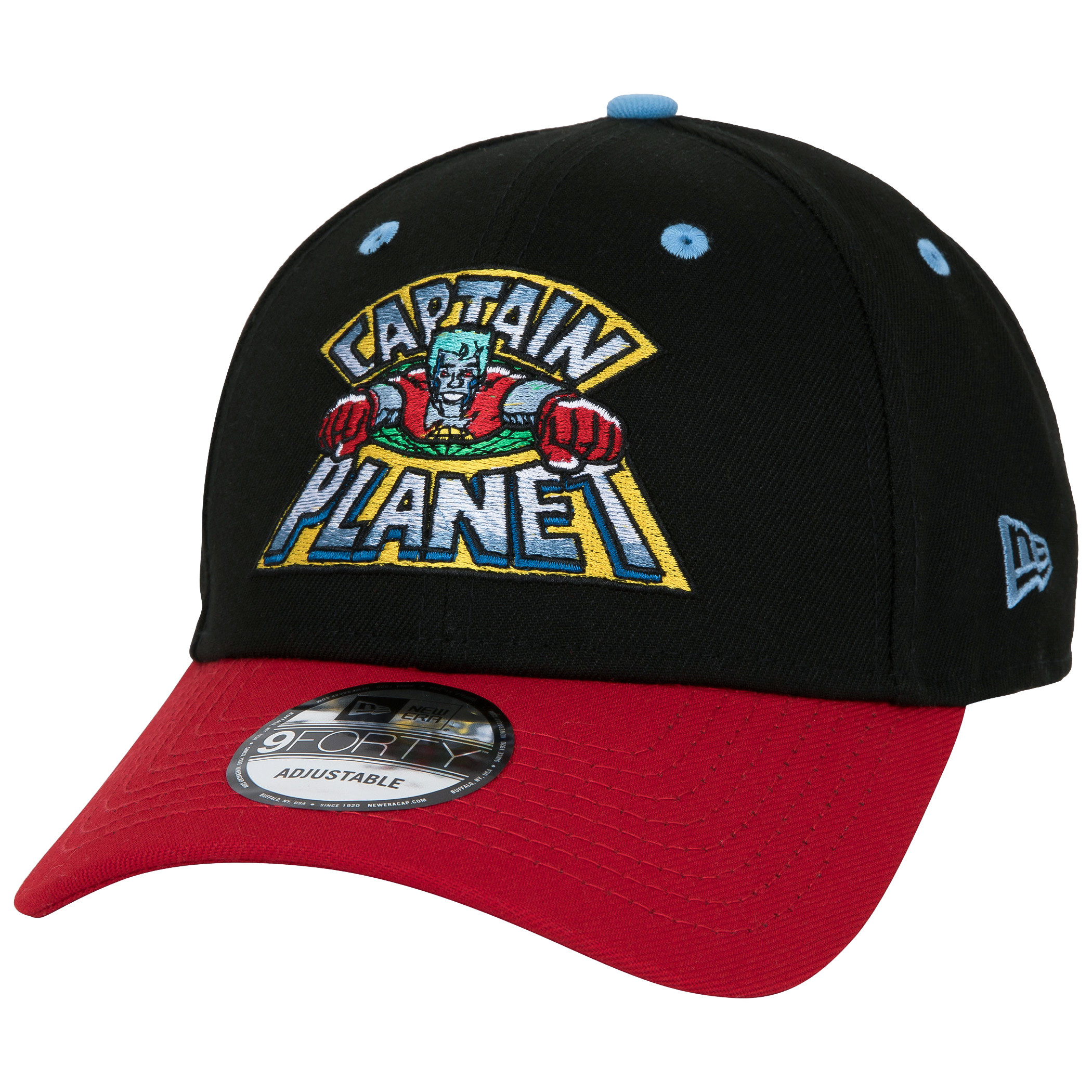 Captain Planet Logo New Era 9Forty Adjustable Hat, Multi-Color