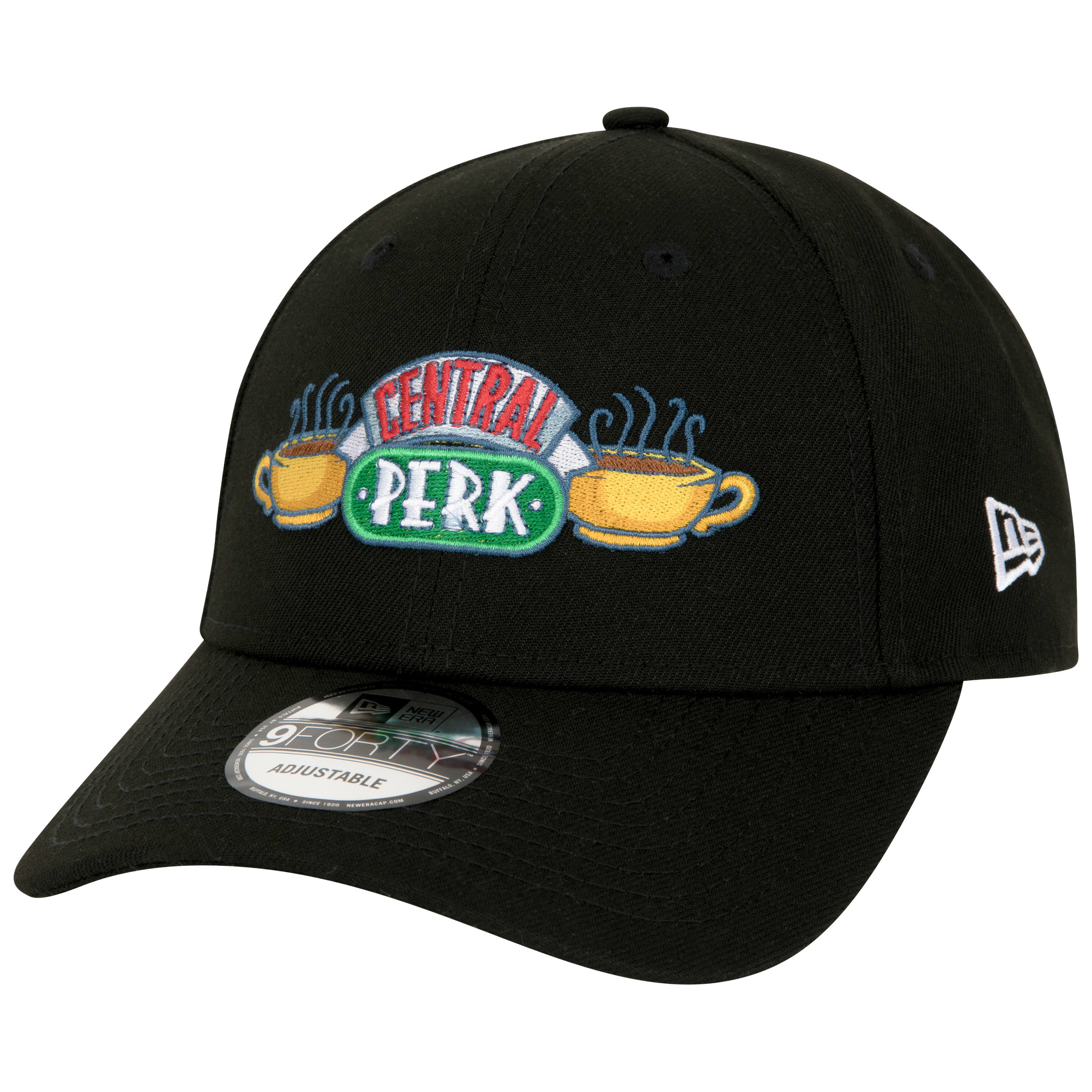 Friends Central Perk New Era 9Forty Adjustable Hat, Black