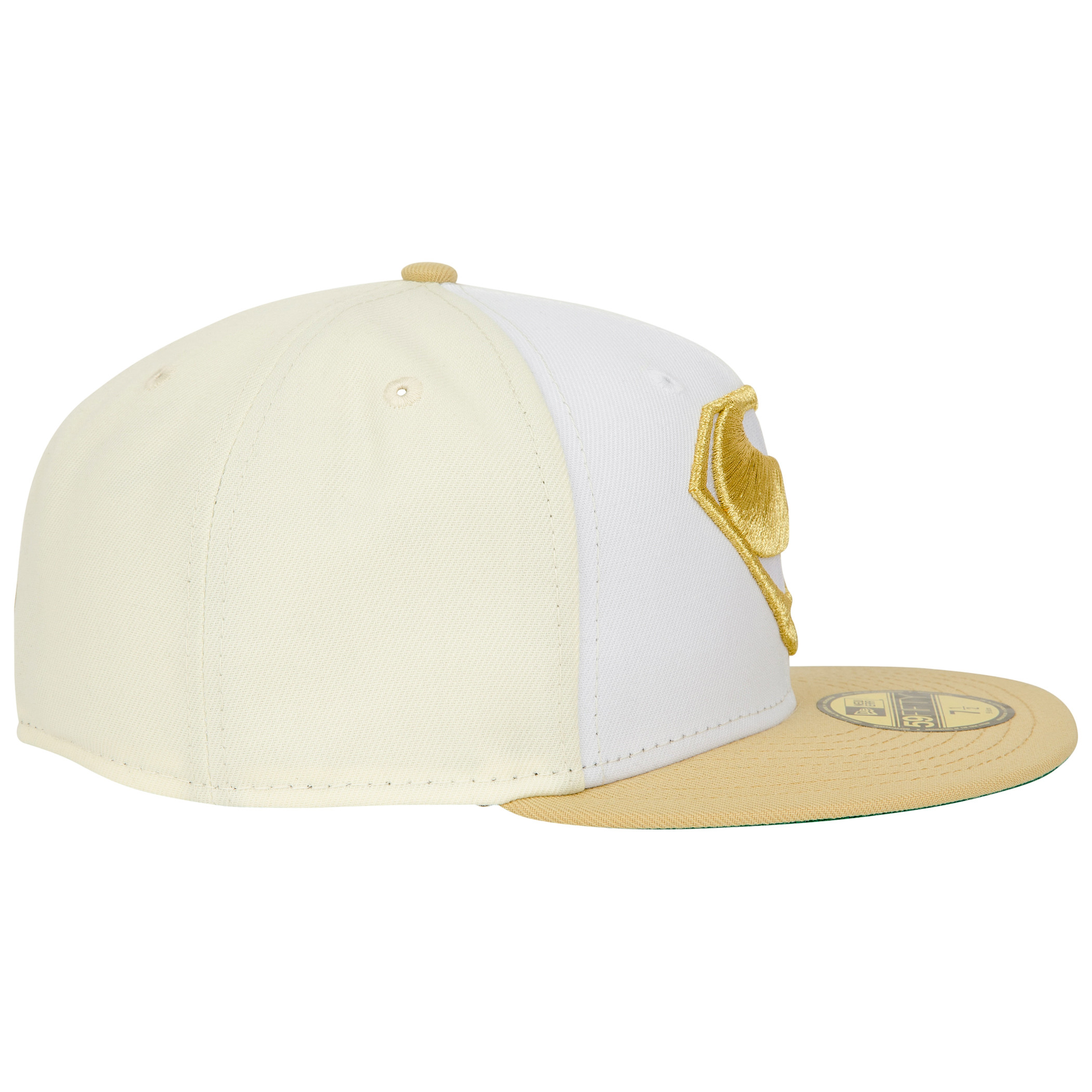 New Era Superman Gold Logo Black Colorway 59Fifty Fitted Hat at   Men’s Clothing store