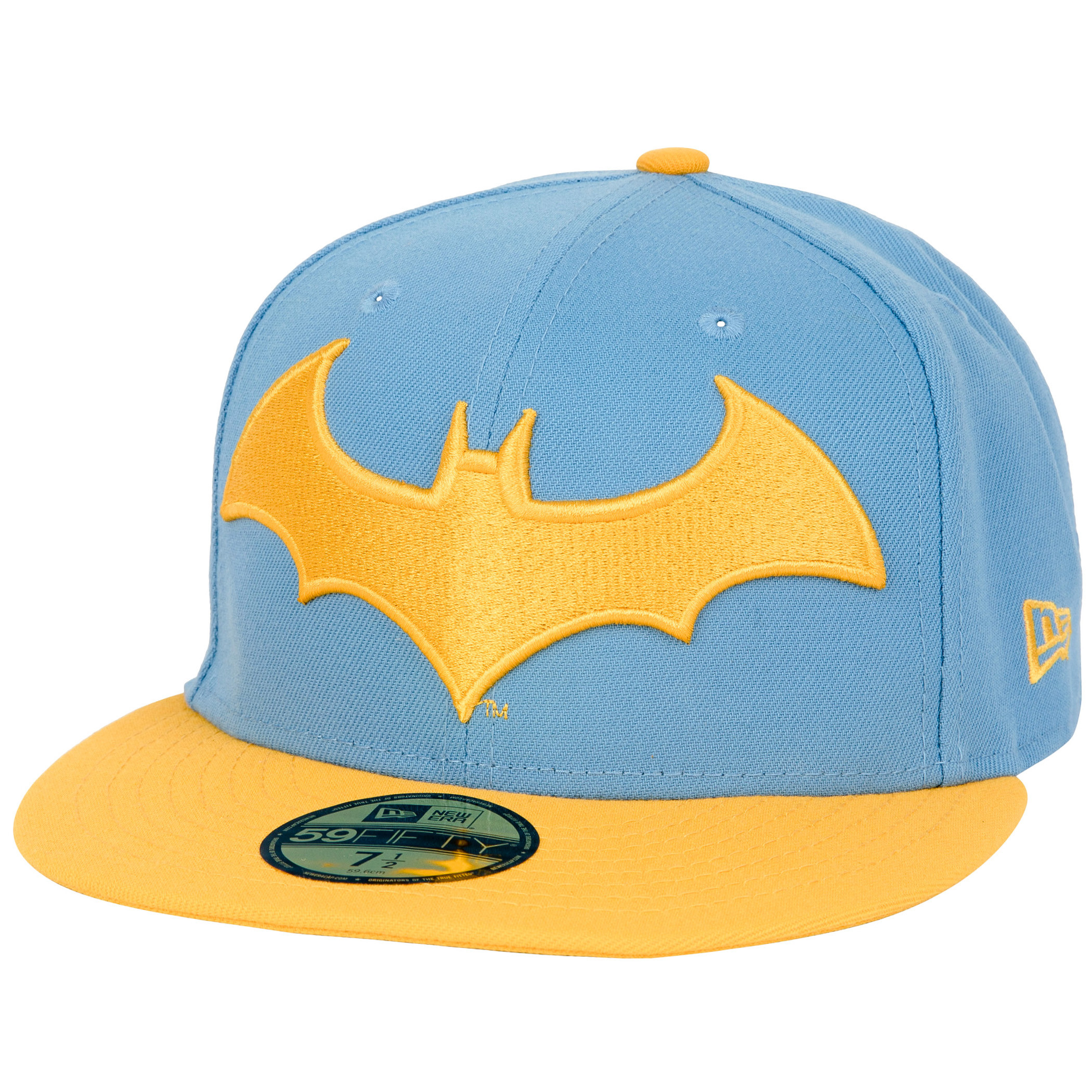 Batman Hush Blue and Yellow Colorway New Era 59Fifty Fitted Hat, Multi-Color