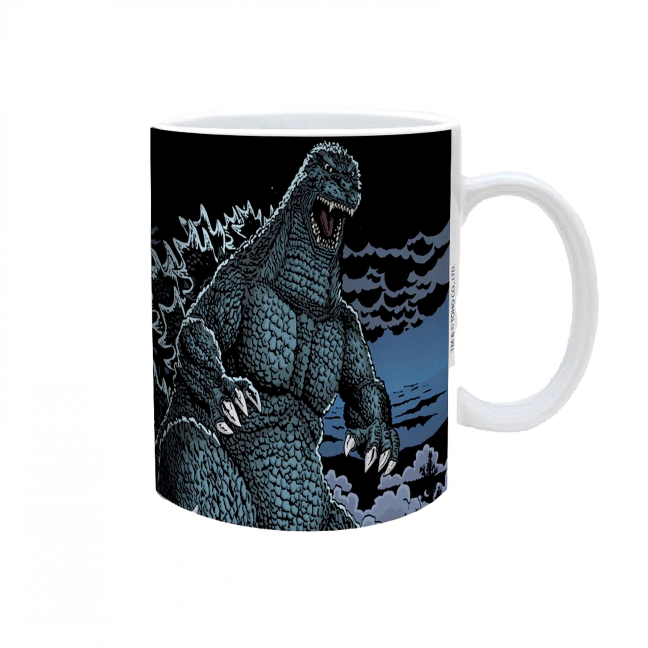 Godzilla Stormy Sea 11 oz. Ceramic Mug, Multi-Color