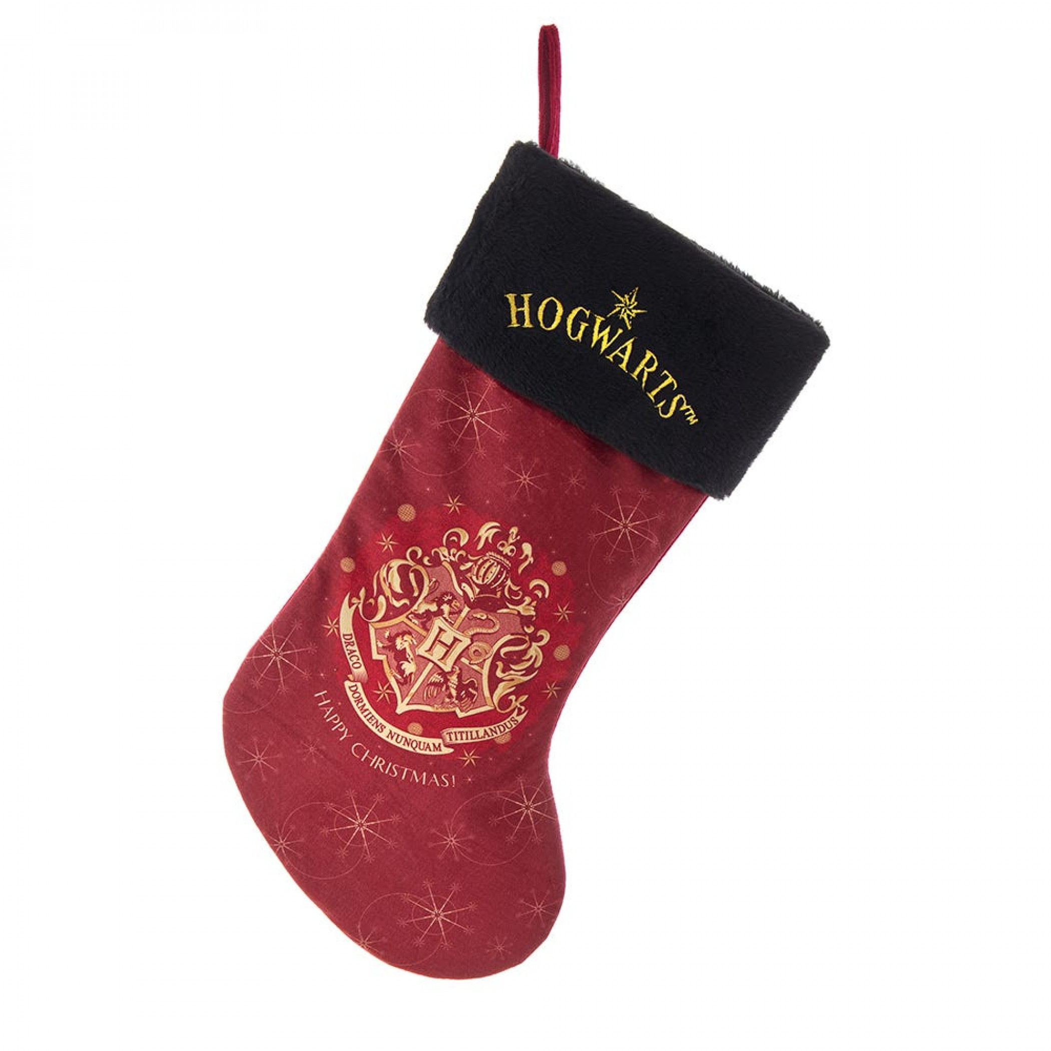 Harry Potter Hogwarts Seal Holiday Stocking, Red