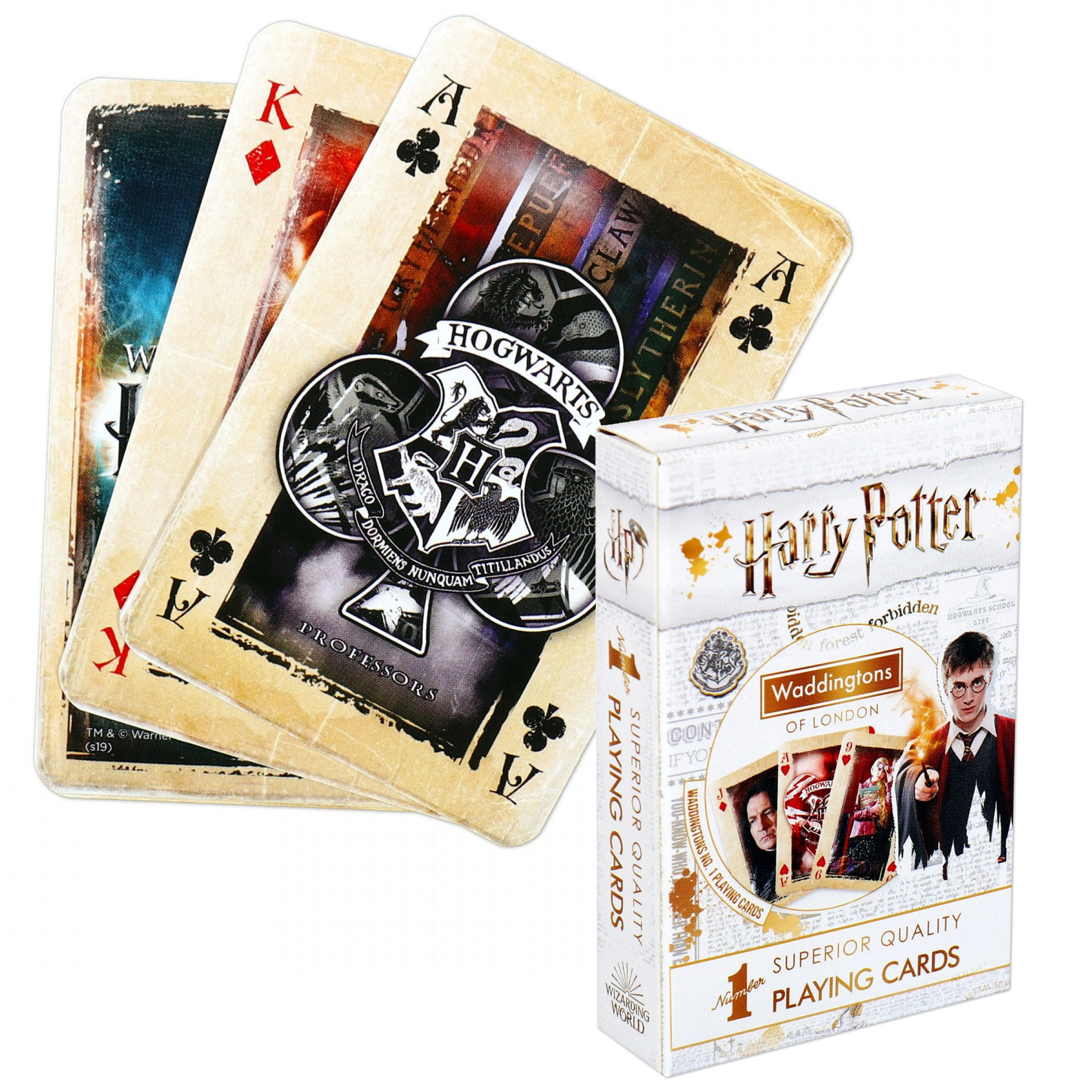 Harry Potter Playing Cards, White