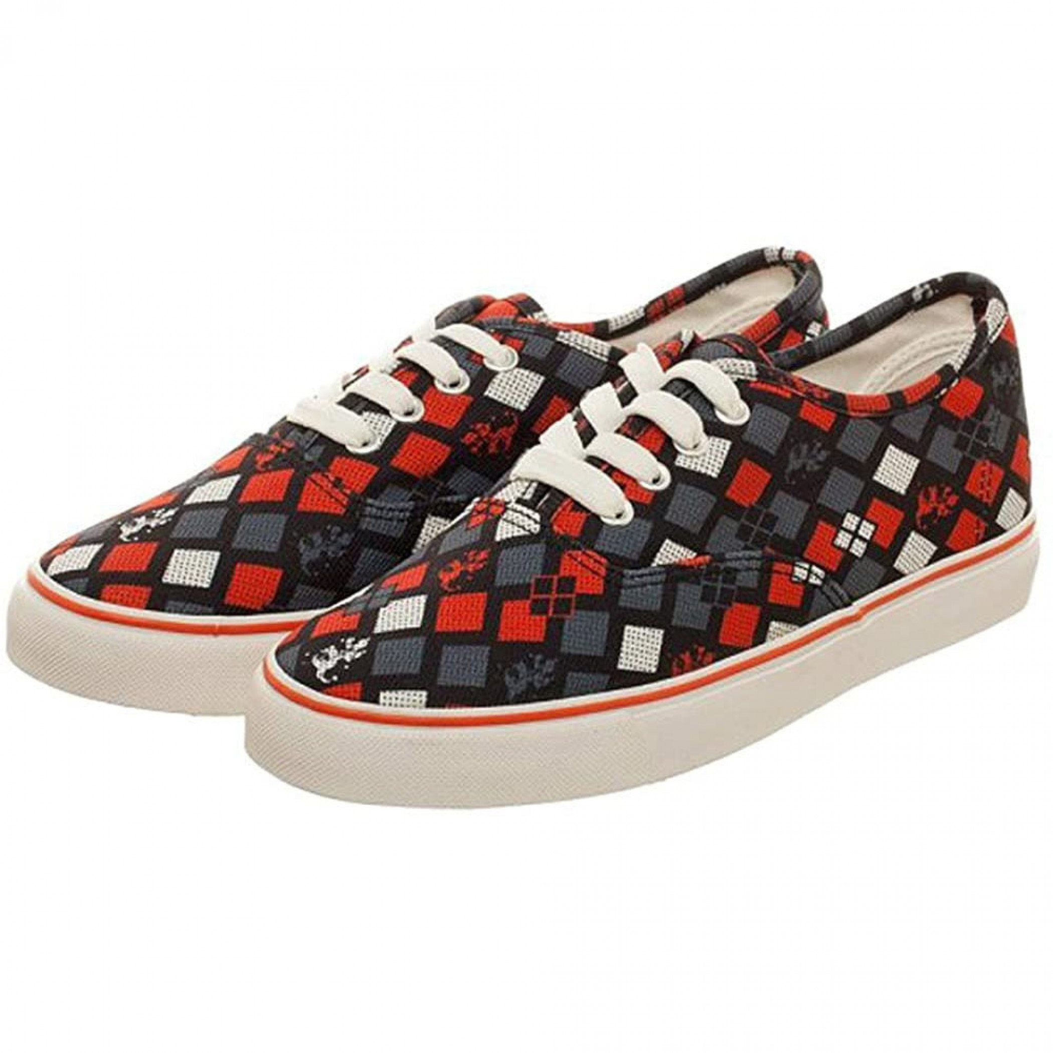 DC Comics Harley Quinn Deck Shoes, Multi-Color