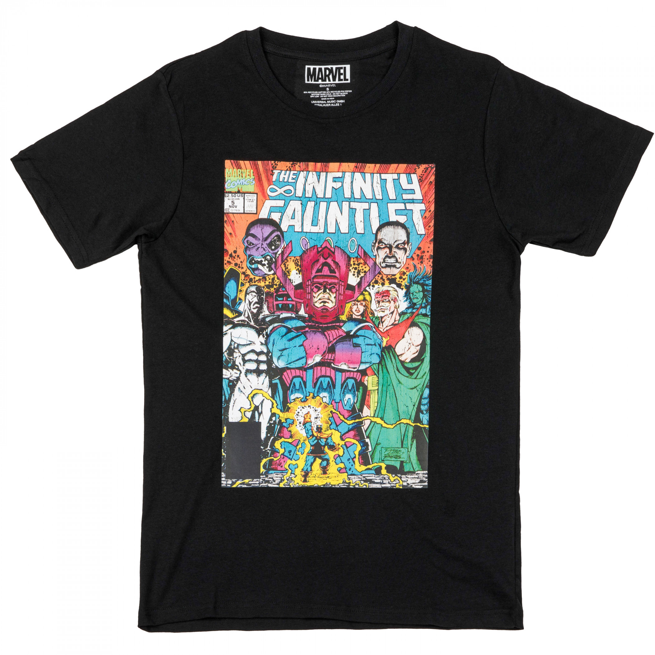 Marvel The Infinity Gauntlet #5 Cover T-Shirt, Black