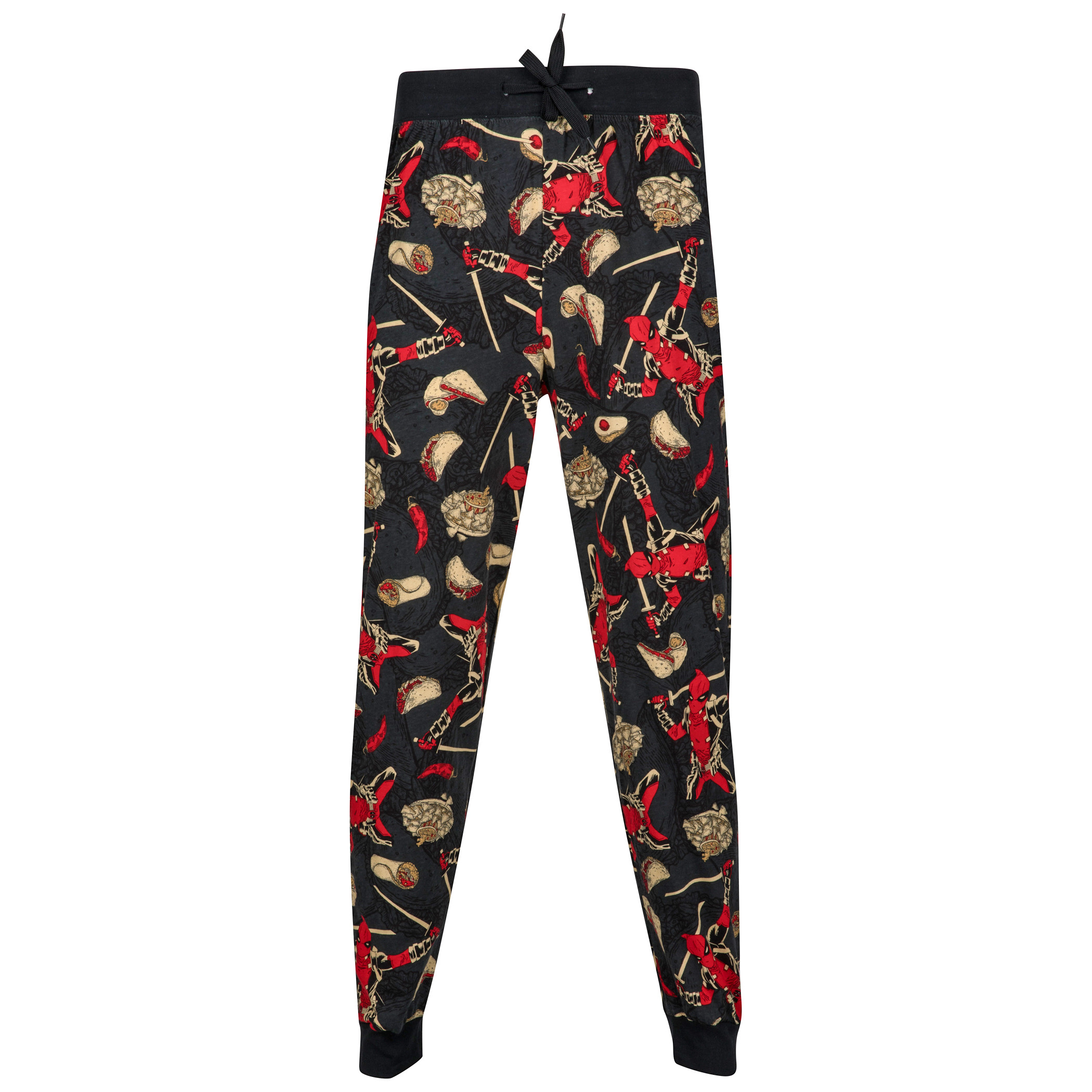 Deadpool Taco Tuesday Sleep Pants, Black