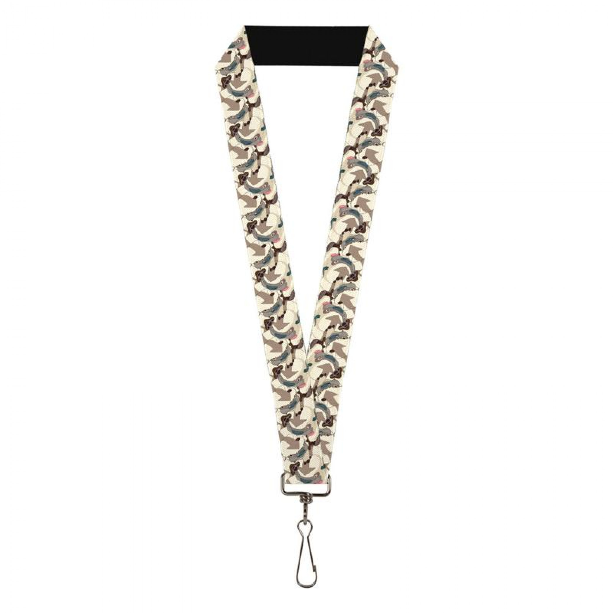 Avatar The Last Airbender Appa Pose All Over Print Lanyard, Multi-Color