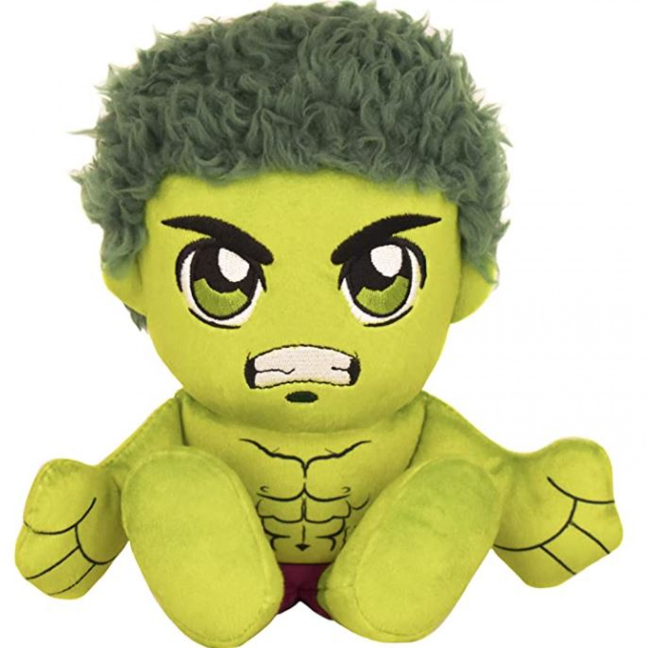 Marvel Incredible Hulk 8 Inch Kuricha Sitting Plush Doll, Multi-Color