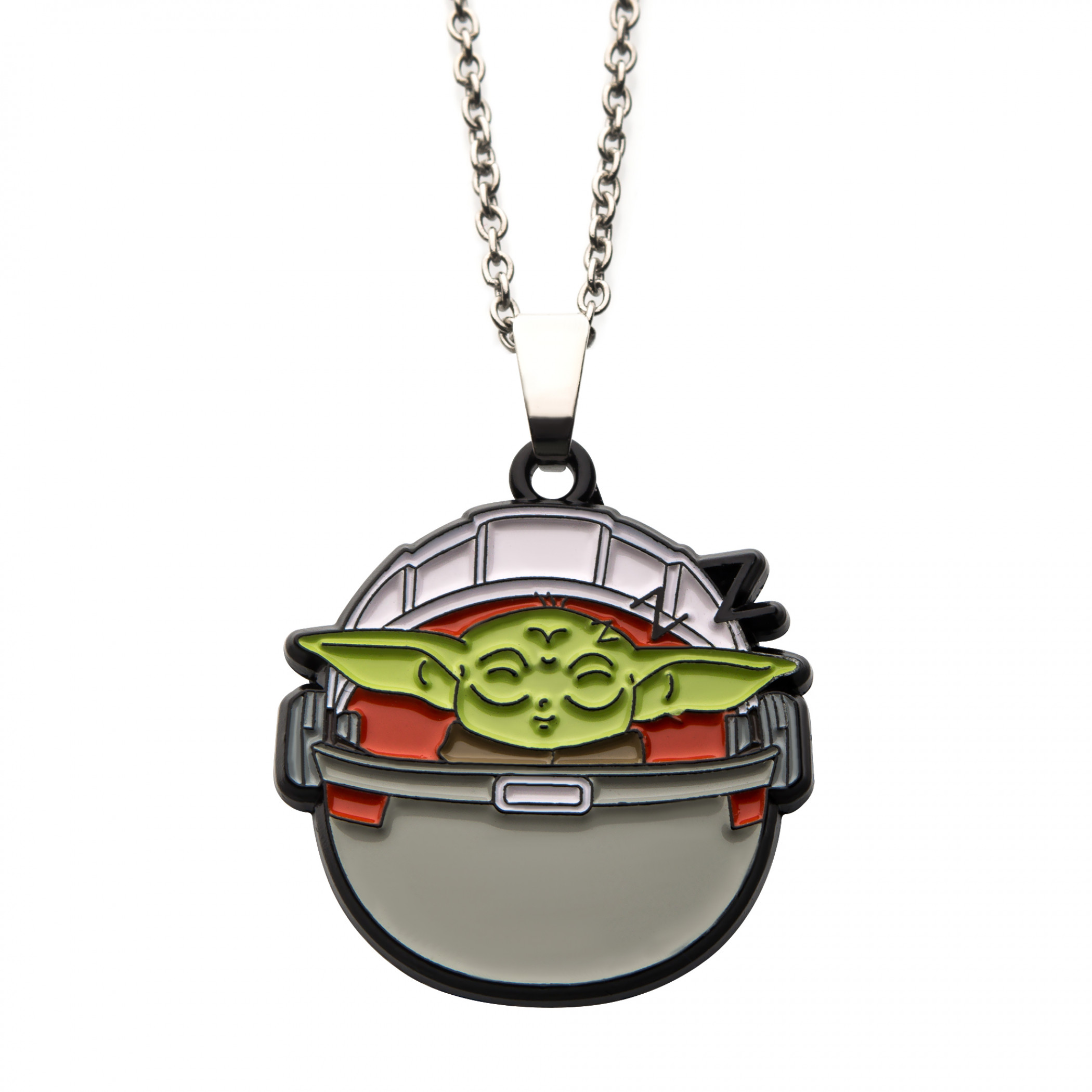 Star Wars The Mandalorian The Child Sleeping Pod Necklace, Multi-Color