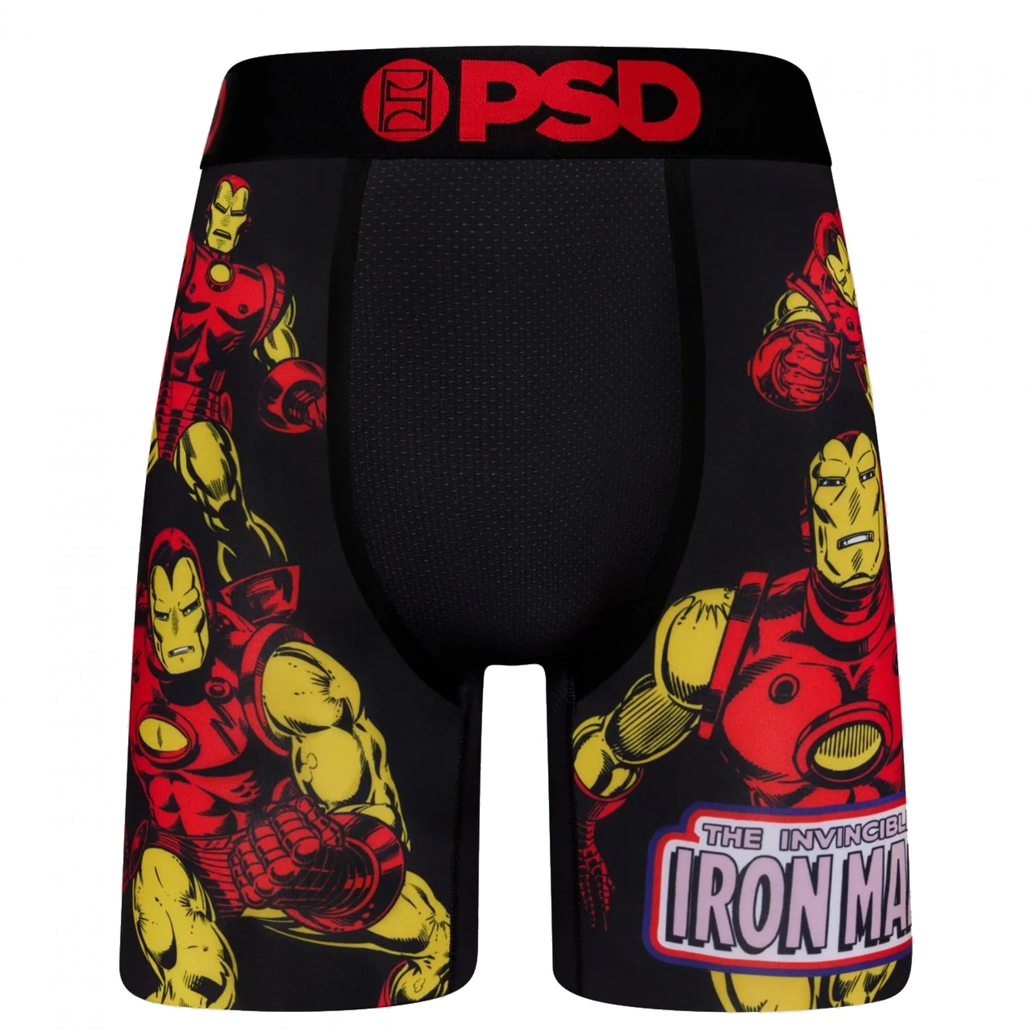 Iron Man Comic Poses PSD Boxer Briefs, Black