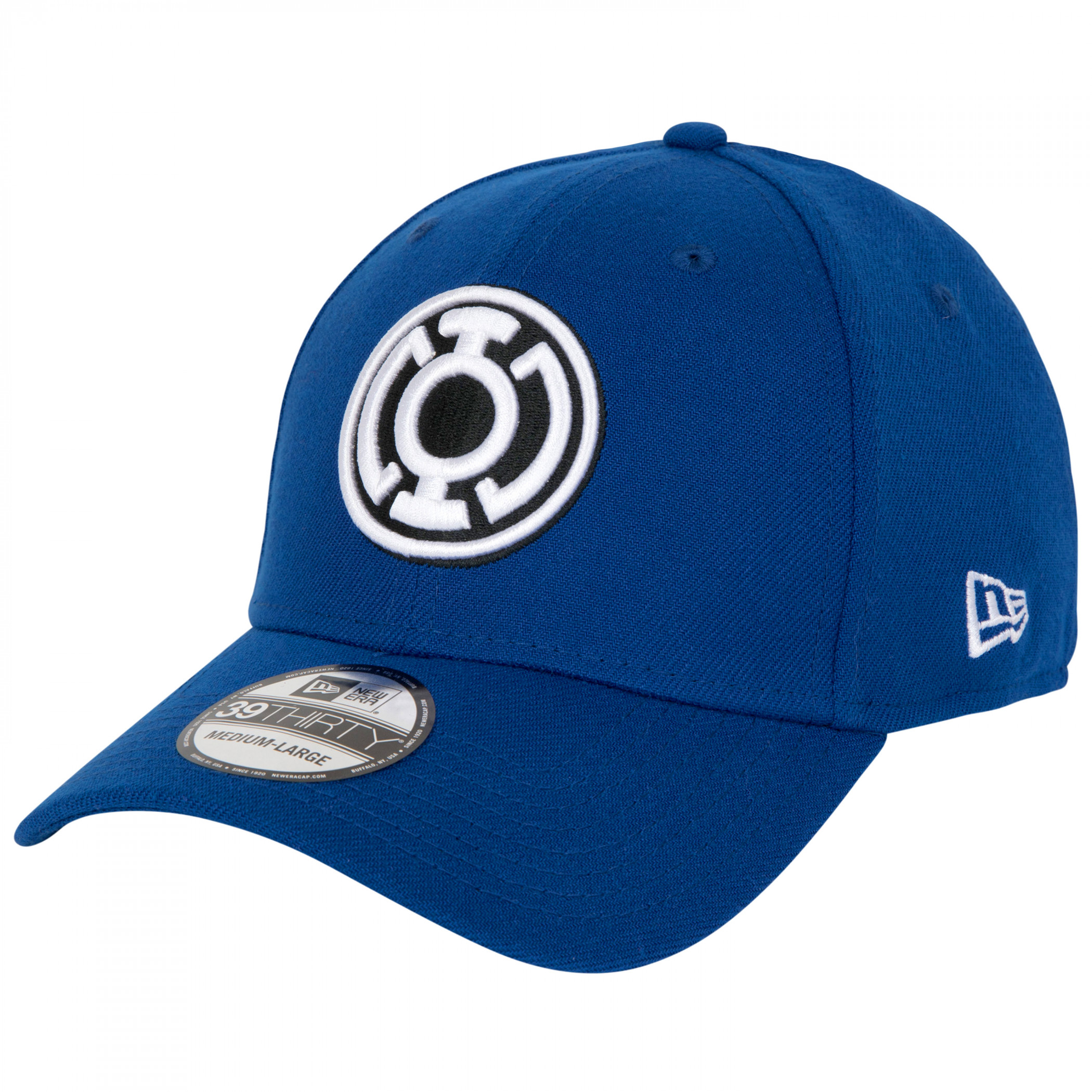 Blue Lantern Color Block New Era 39Thirty Fitted Hat, Blue