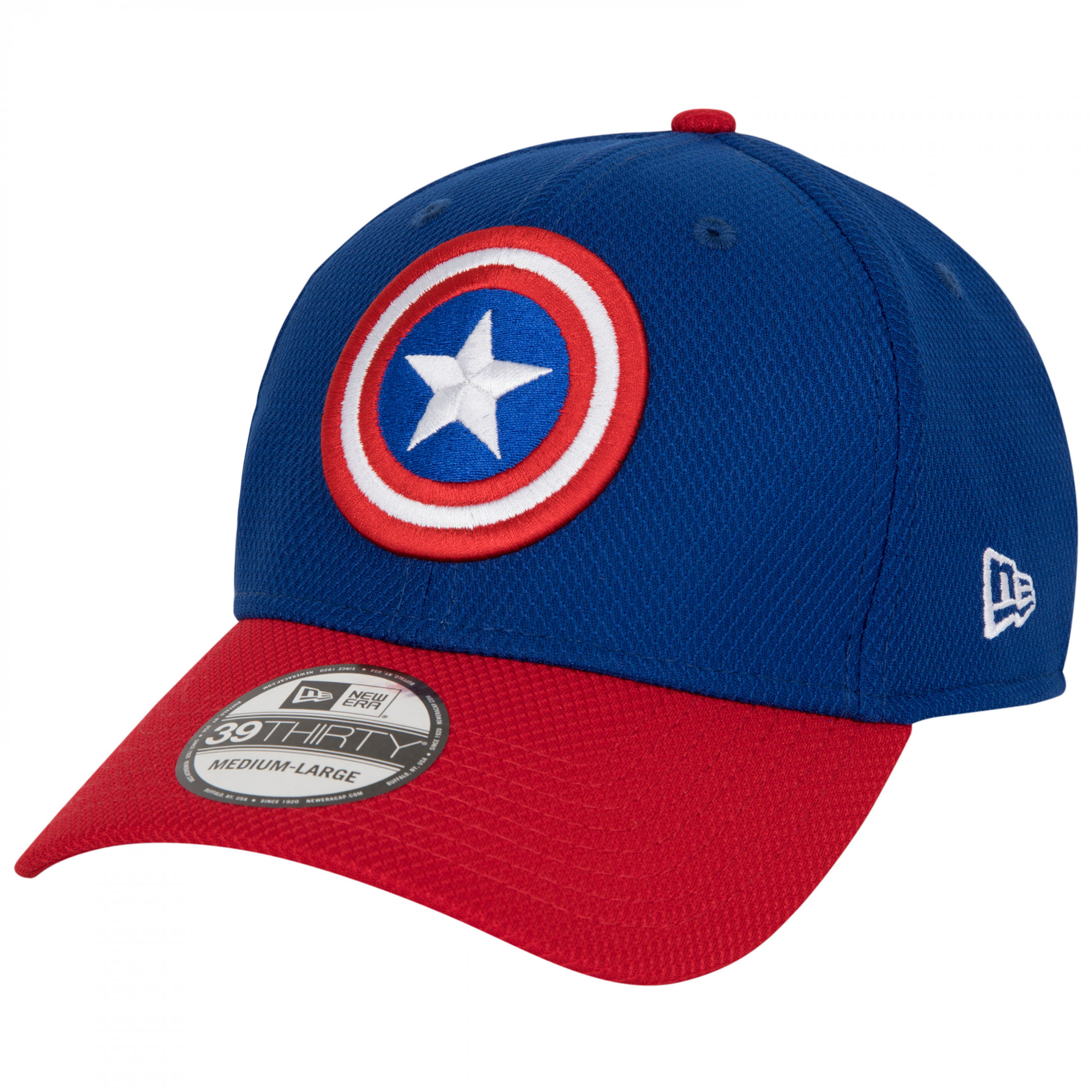 Captain America Red Blue 39Thirty Baseball Cap, Blue