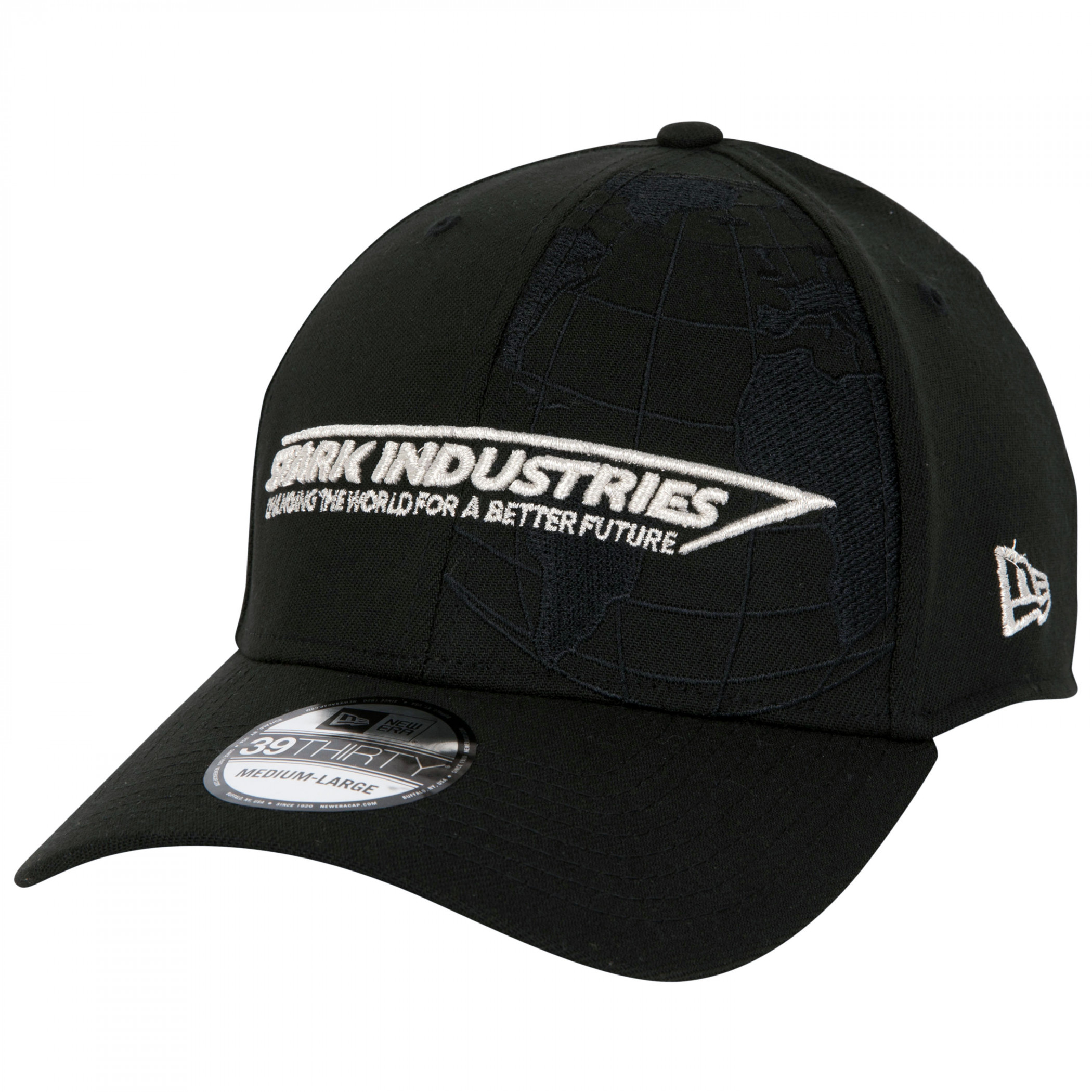 Iron Man Stark Industries New Era 39Thirty Fitted Hat, Black