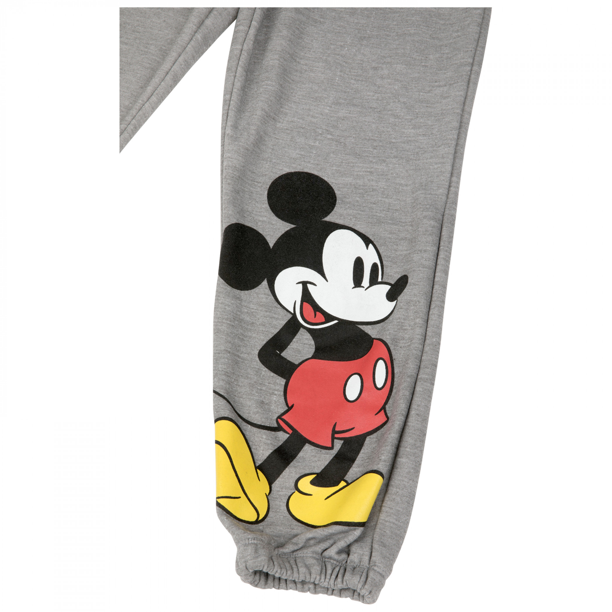 Disney Mickey Mouse Classic Retro Art Junior's Joggers Grey