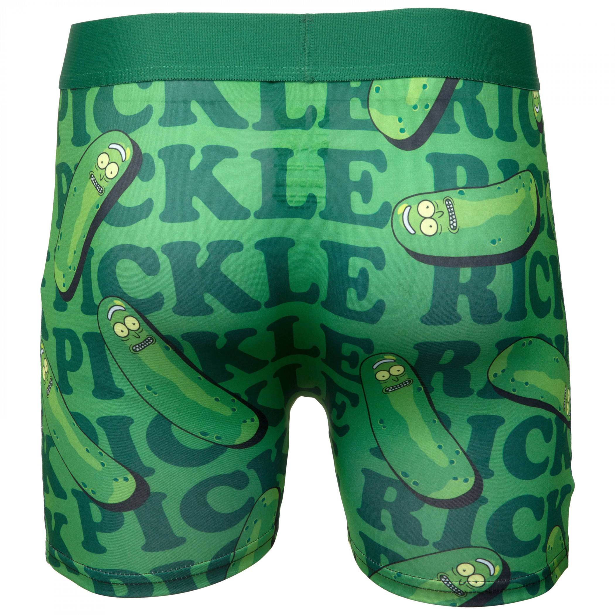 Rick and Morty Pickle Rick Happy Boxer Briefs Underwear Green